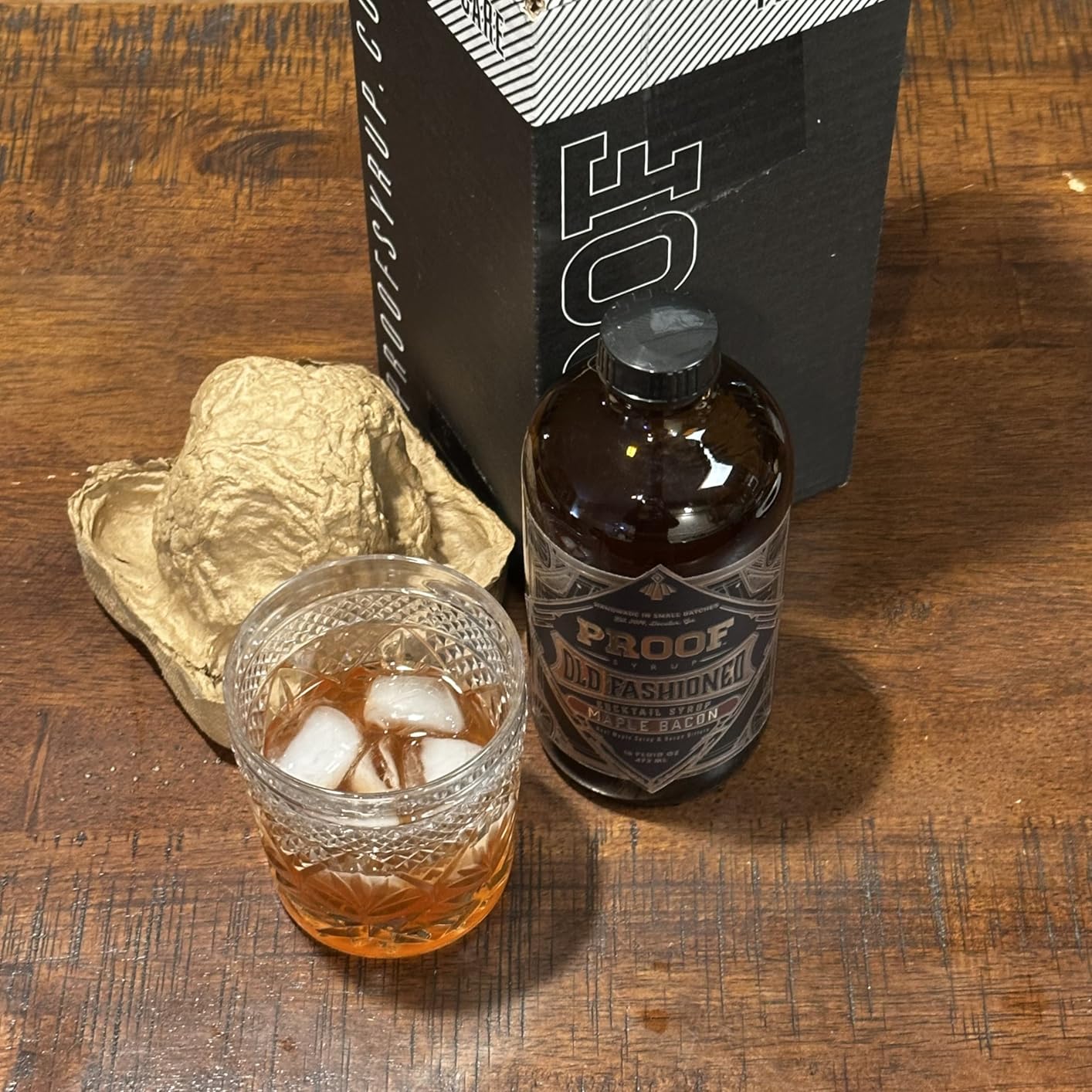 Proof Syrup Old Fashioned Cocktail Mix - Made with Real Bitters & Cane Sugar - Traditional Old Fashion Flavor - Fast, Easy, Delicious, Handcrafted Cocktail Syrup - 16oz - 1 Bottle customer photo 2