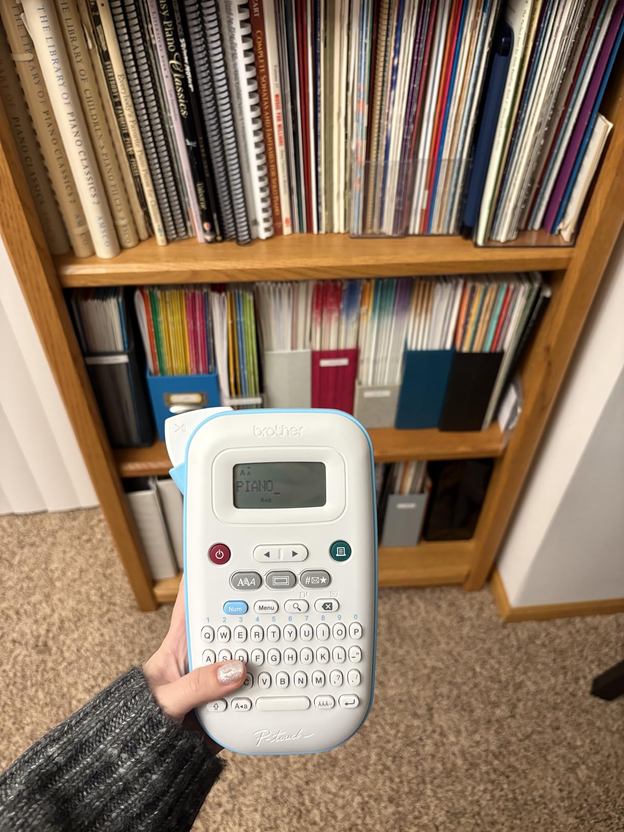 Brother P-Touch PT-N25BT Personal Connected Label Maker, Bluetooth, Design&Print2 app, Portable, Handheld and Prints with P-Touch Btag 1/2 inch (12mm) Wide Color Label Tapes customer photo 2