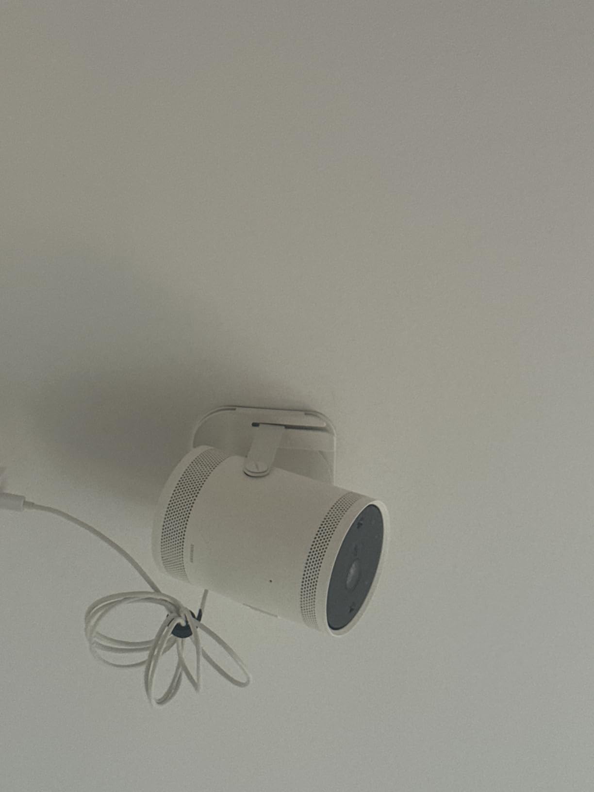 Drill Free Wall Mount Compatible with Samsung Freestyle Projector Ceiling Mount, Freestyle 2 Accessories Steel Wall Mount Shelf customer photo 1