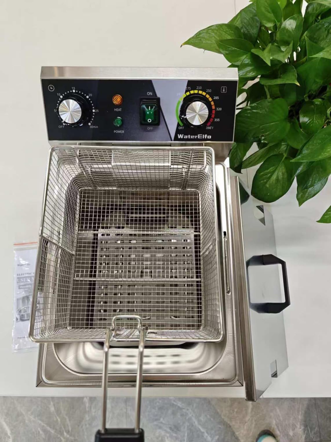 Deep Fryer Commercial Deep Fryers With Basket13Lx2 13.7Qt x 2 Thicken With Precise Temperature Control Timer Double Deep Fryer With 2 Baskets1800Wattsx2 120V Countertop Fryer Restaurant customer photo 2