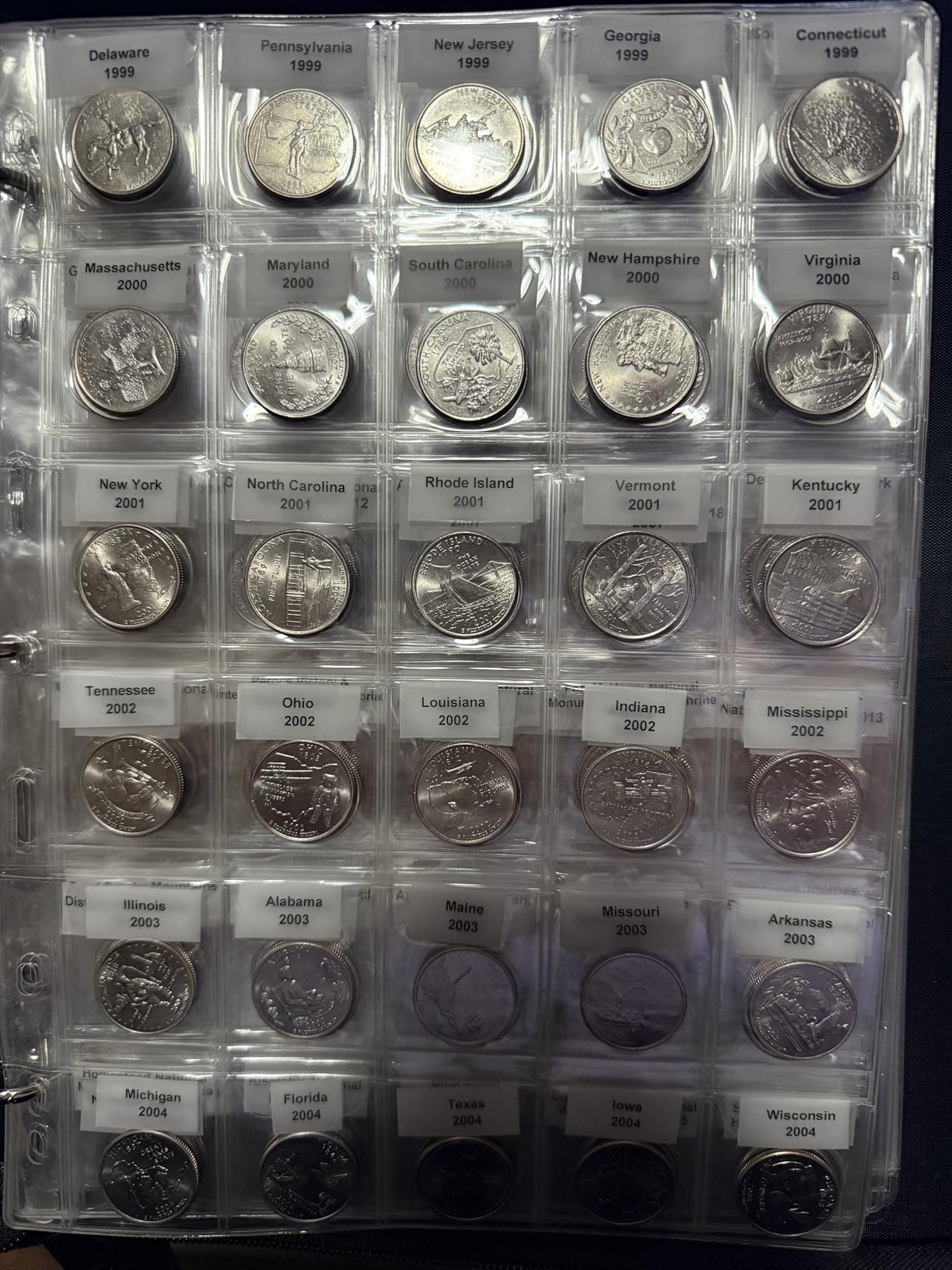 Coin Collection Album Holder for Collectors, 1403 Personalized Collection Labels, 410 Pockets Fireproof Coin Collection Book & 15 Paper Currency Binder Sleeves, Coin Storage Organizer Gifts for Bill customer photo 1