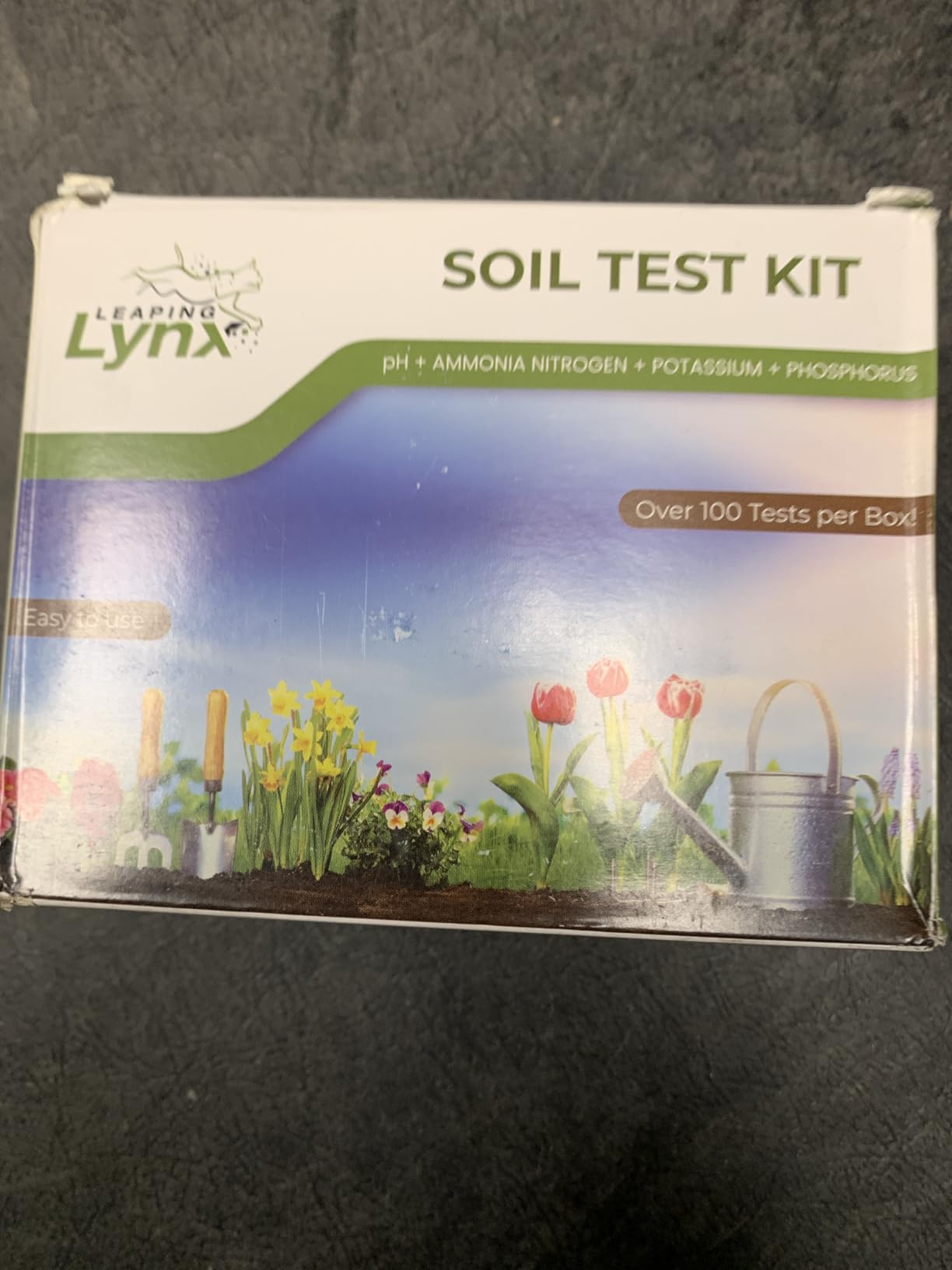 Complete Soil Test Kit - Measures pH, Nitrogen, Phosphorus & Potassium | 100+ Tests for Garden, Lawn & Flower Beds | Easy at-Home Soil Analysis Kit | Leaping Lynx customer photo 2