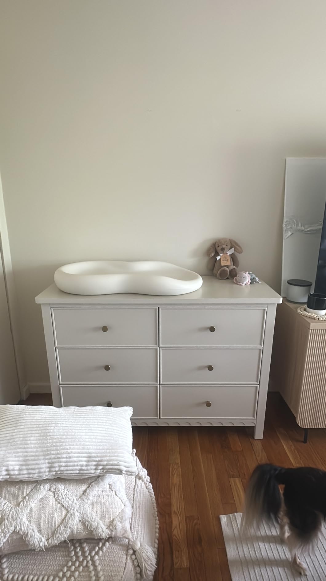 Graco Sasha 3-Drawer Chest with Changing Table Topper (White) - GREENGUARD Gold Certified, Nursery Bedroom Wood Chest with Spacious Storage, Interlocking Drawer System customer photo 1