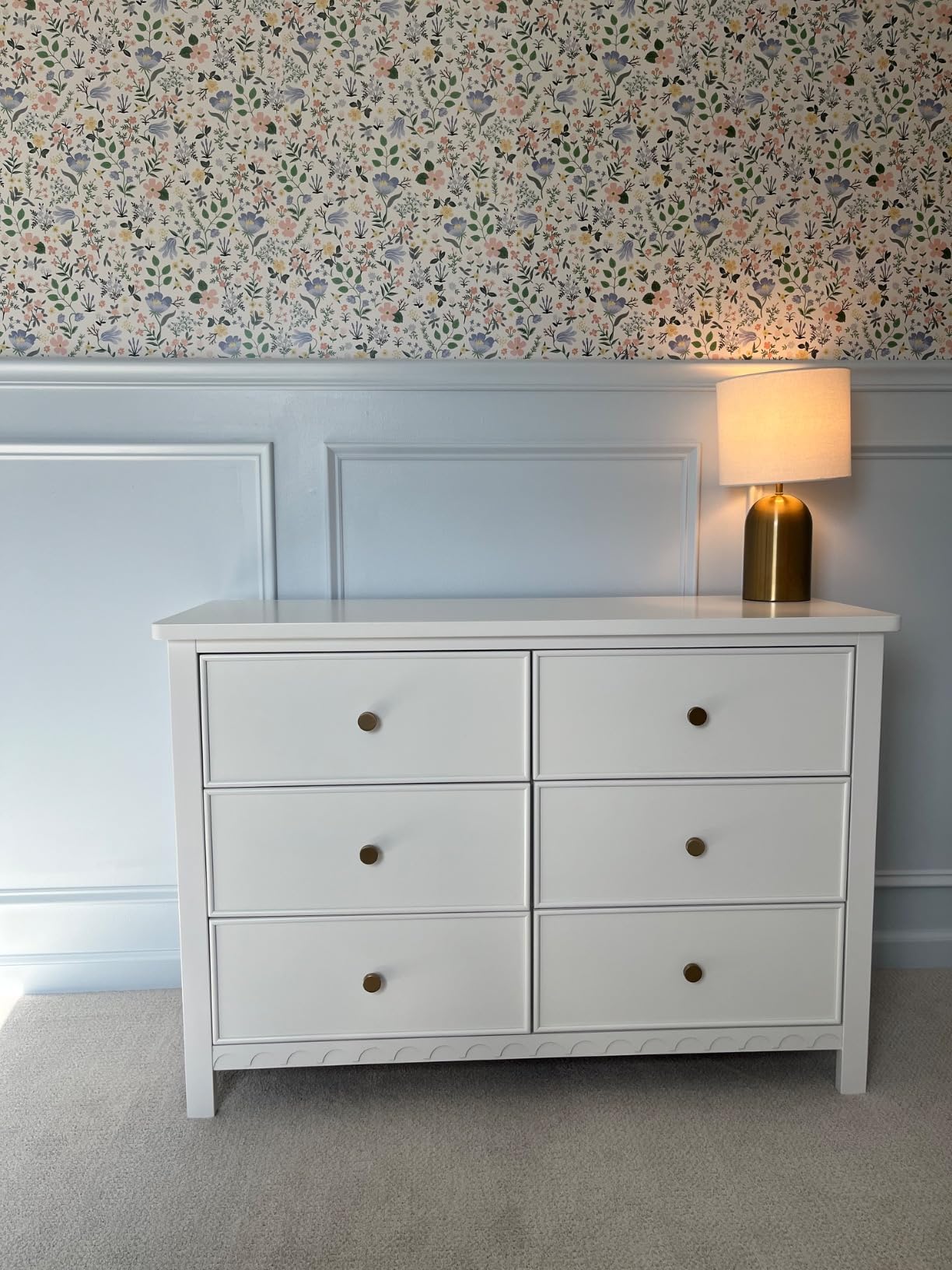 Graco Sasha 3-Drawer Chest with Changing Table Topper (White) - GREENGUARD Gold Certified, Nursery Bedroom Wood Chest with Spacious Storage, Interlocking Drawer System customer photo 2