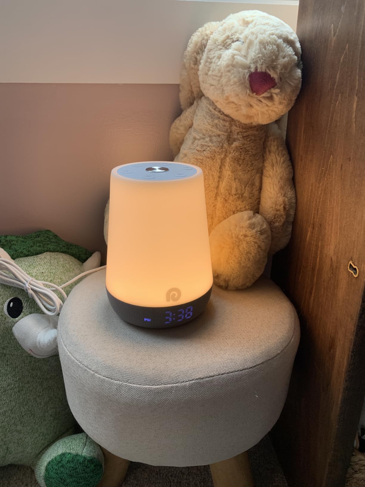Dreamegg Sound Machine Baby - White Noise Sound Machine Baby With Night Light, Ok to Wake Alarm Clock, 34 Soothing Sounds, Sleep Trainer, Routine Builder, App Control customer photo 1