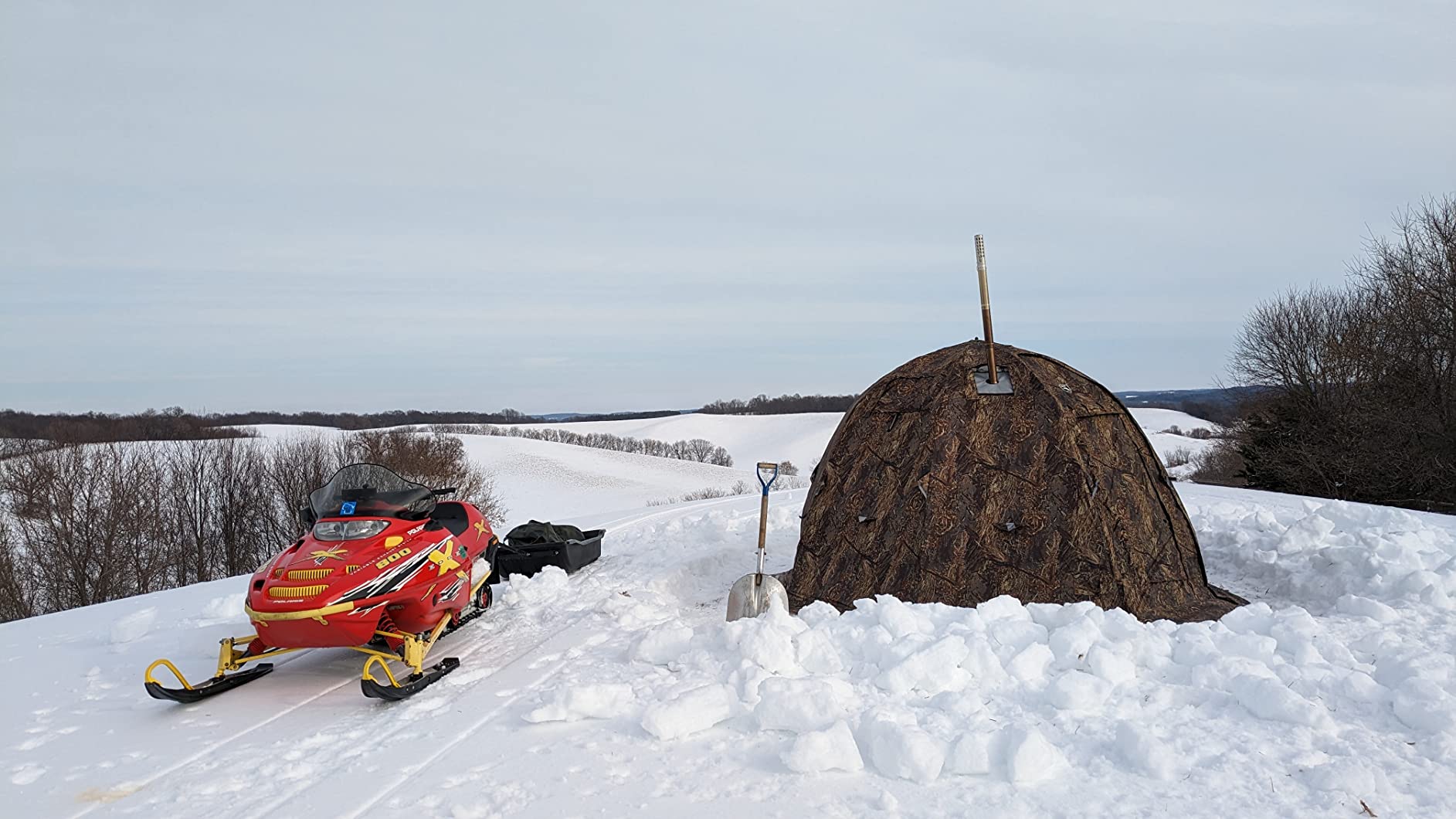 Rbm Outdoors Hot Tent with Stove Jack, 4 Season Winter Tents customer photo 2