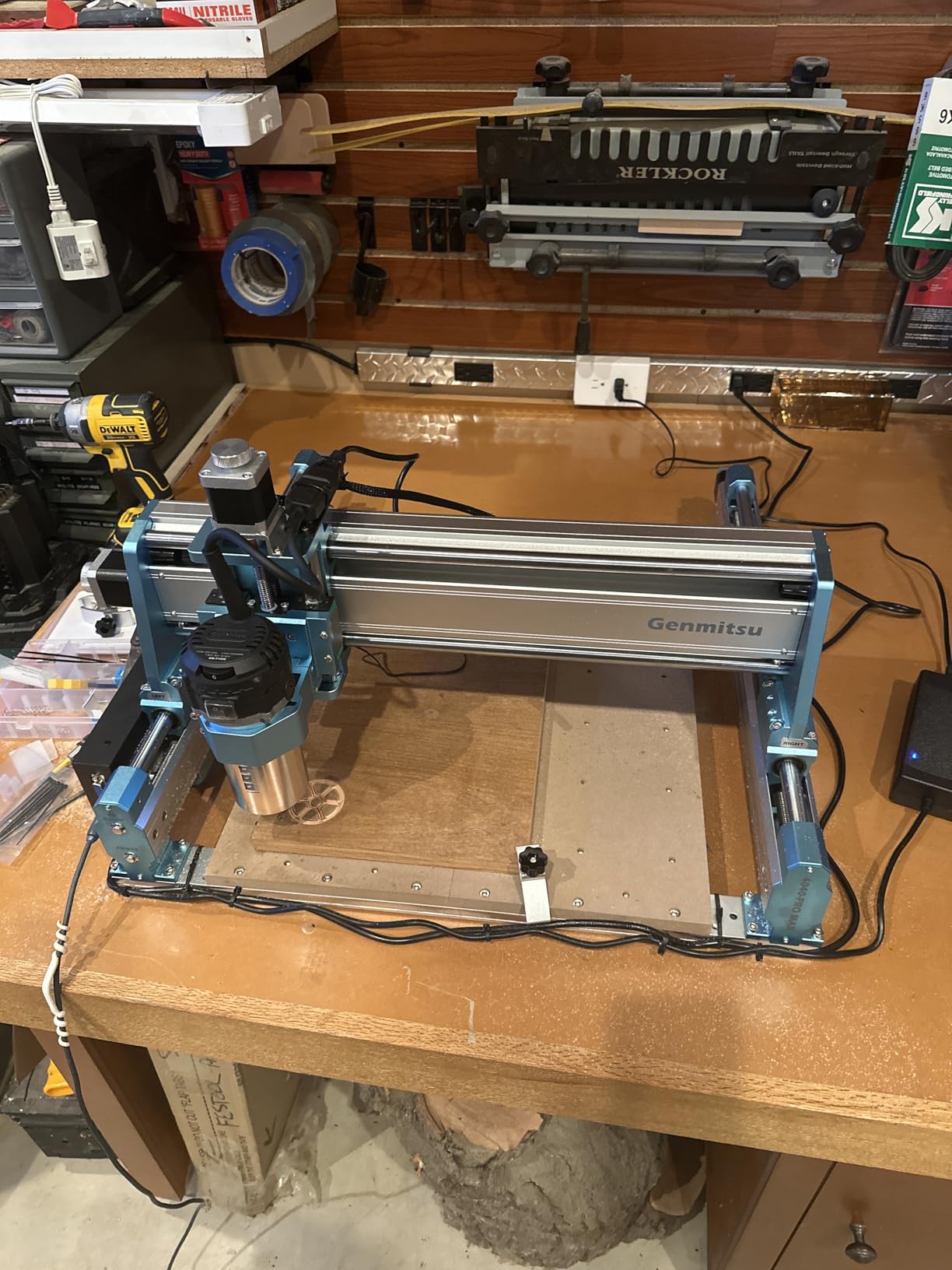 Genmitsu 4040-PRO MAX CNC Router, 710W Trimmer & Linear Rail Driven, Work Area 410 x 405 x 77mm, for Wood Metal Acrylic Cutting Milling, GRBL Control customer photo 1