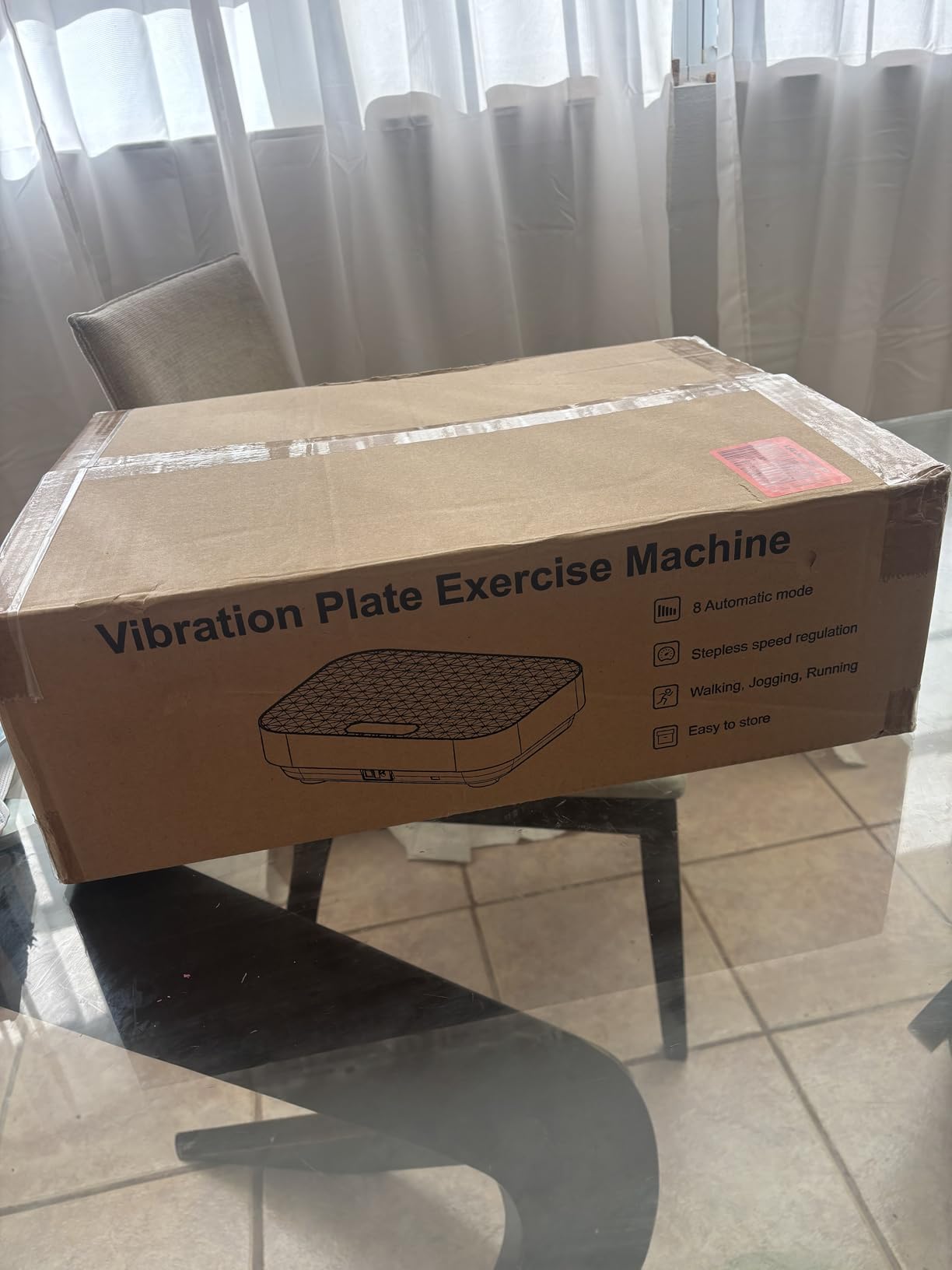 Vibration Plate Exercise Machine, 450lb Capacity Whole Body Vibrating Plate for Lymphatic Drainage, Shaker Board Platform for Weight Loss with Resistance Bands Bluetooth 120 Speeds customer photo 2