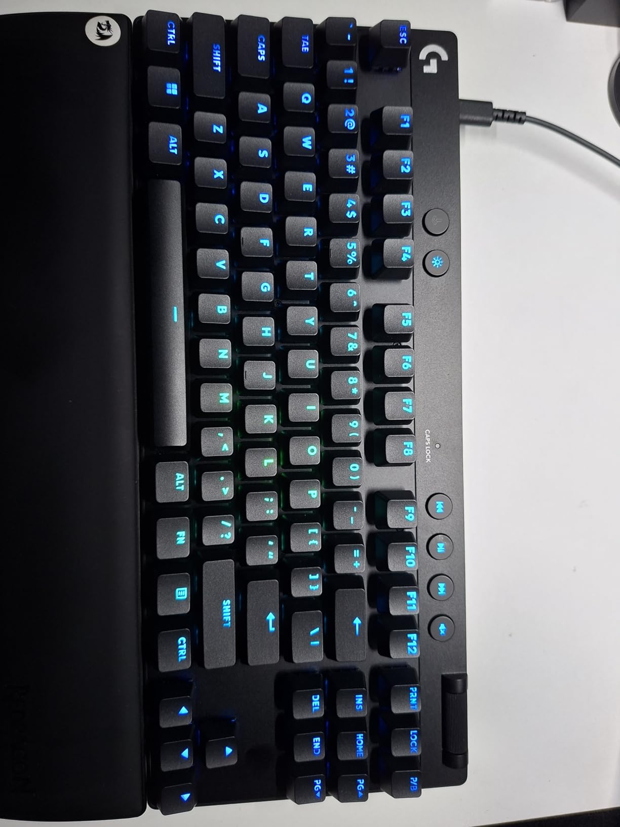 Logitech G PRO X TKL Rapid Tenkeyless Wired Gaming Keyboard with Magnetic Analog Switches, Rapid Trigger Mode, Adjustable Actuation, and Customizable RGB Lighting - Black customer photo 2