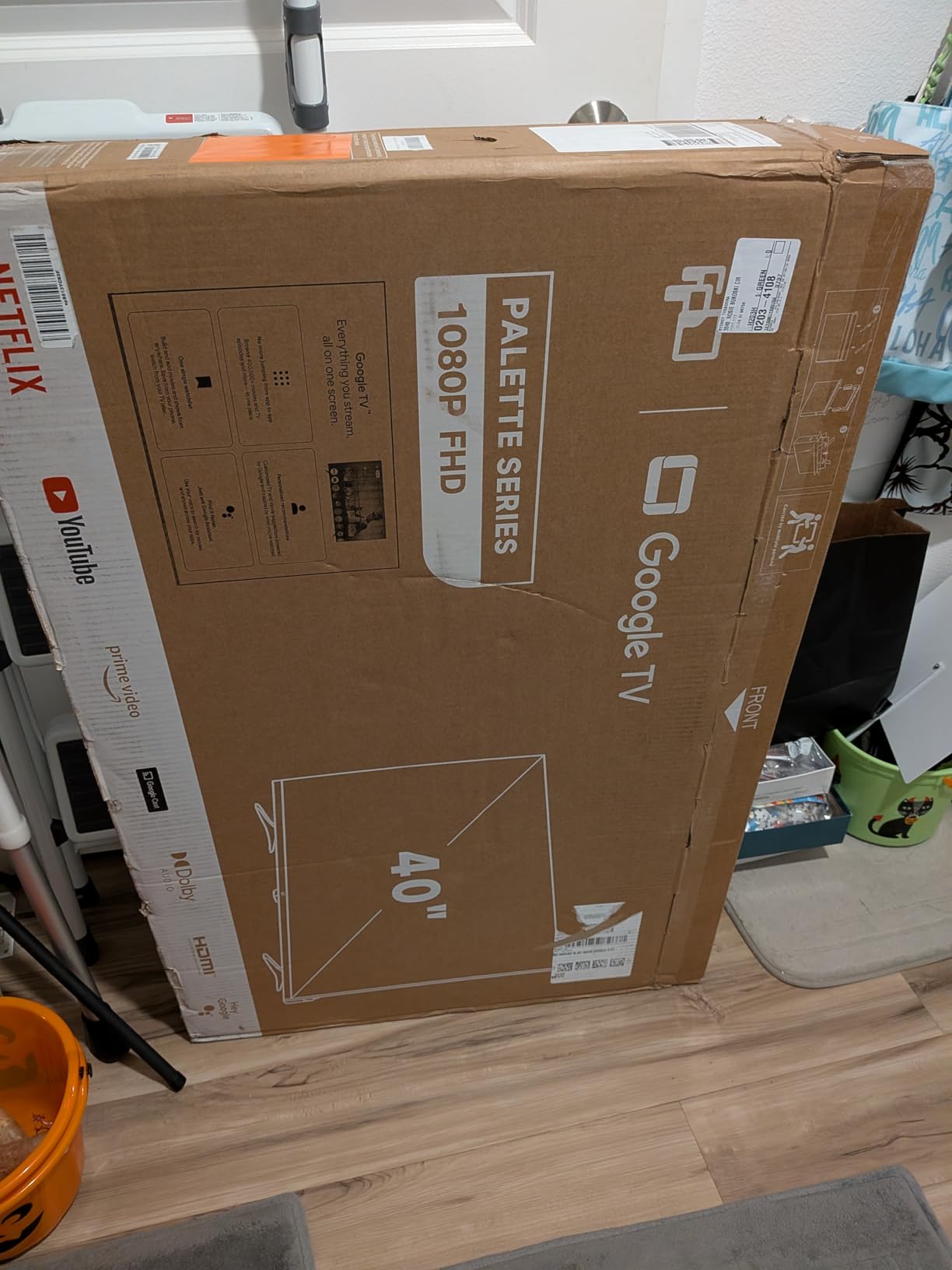 FPD 50 Inch Smart TV, 4K LED Google TV with Google Play Built-in Google Cast, HDR 10, MEMC, Voice Remote, Dolby Audio, UHD Stream Live Television (CG50-C3,2024) customer photo 2