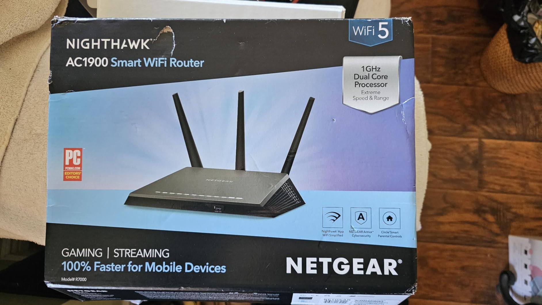NETGEAR Nighthawk WiFi 6 Router (RAX36) – Router Only, AX3000 3 Gbps Wireless Speed – Dual-Band Gigabit Internet – Covers 2,000 sq. ft., 25 Devices – Built-in VPN, USB 3.0, Gaming customer photo 1