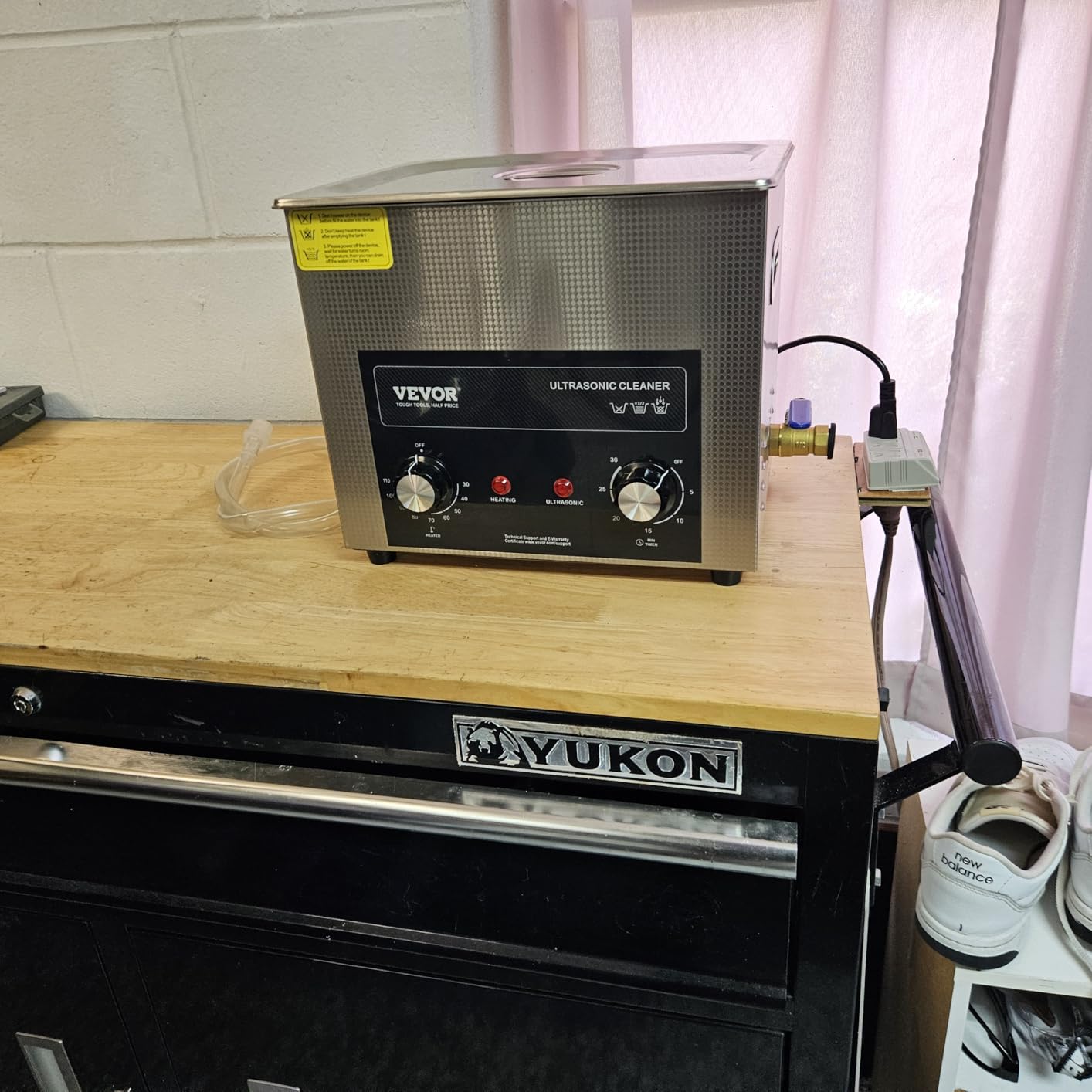 VEVOR 10L Sonic Cleaner with Heater Timer & Basket, Professional Digital Sonic Cavitation Machine, 240W Cleaning Machine for Lab Tools, Metal Parts, Carburetor, Brass, Auto Parts, Engine Parts customer photo 1