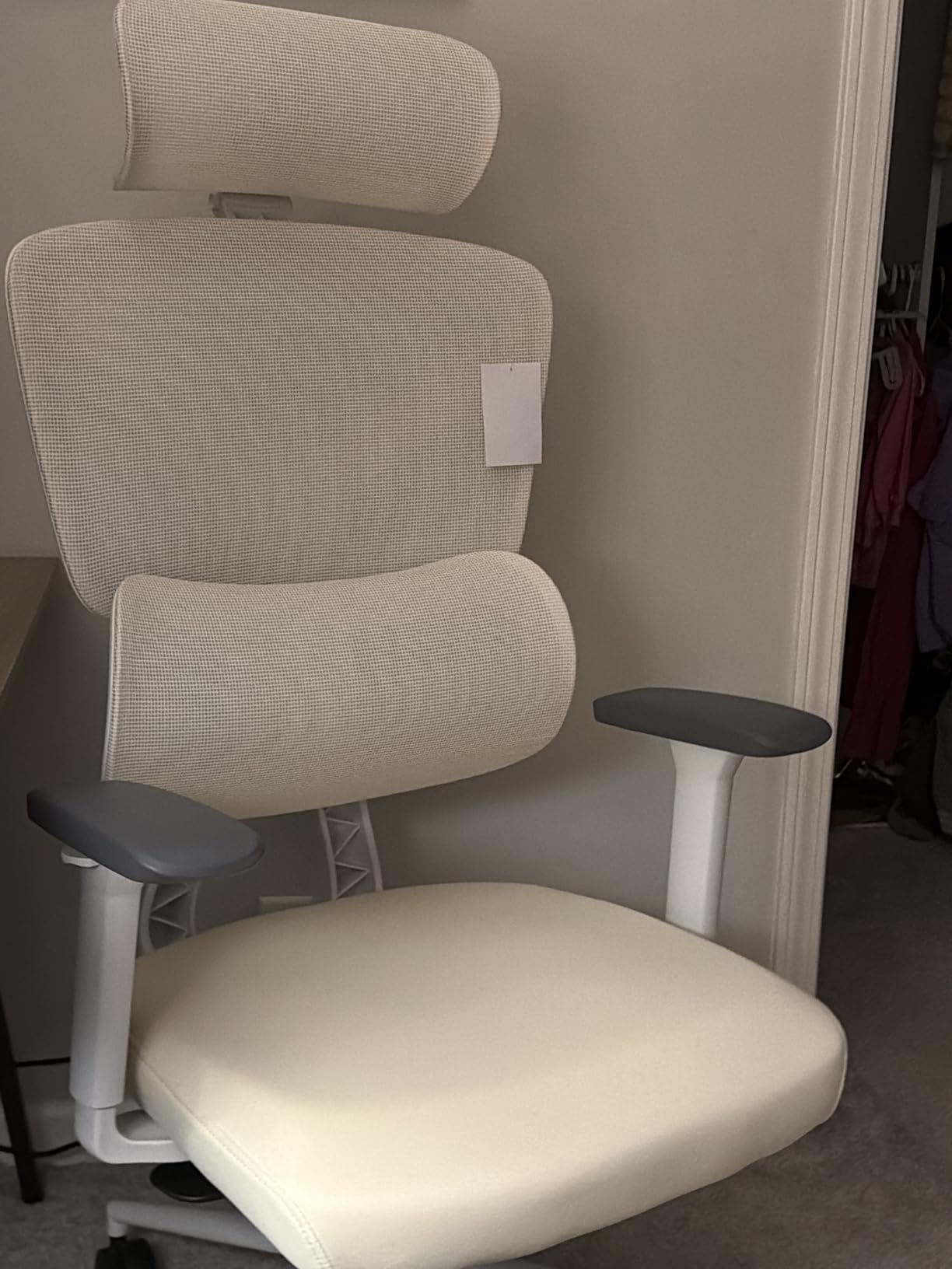 Ergonomic Office Chair, Mesh Computer Desk Chairs with BIFMA X5.1 Certified, Adjustable Lumbar Support, 3D Arm, Tilt Back, Wide Seat, Comfy Swivel Work Task Chair, Obsidian Black customer photo 2