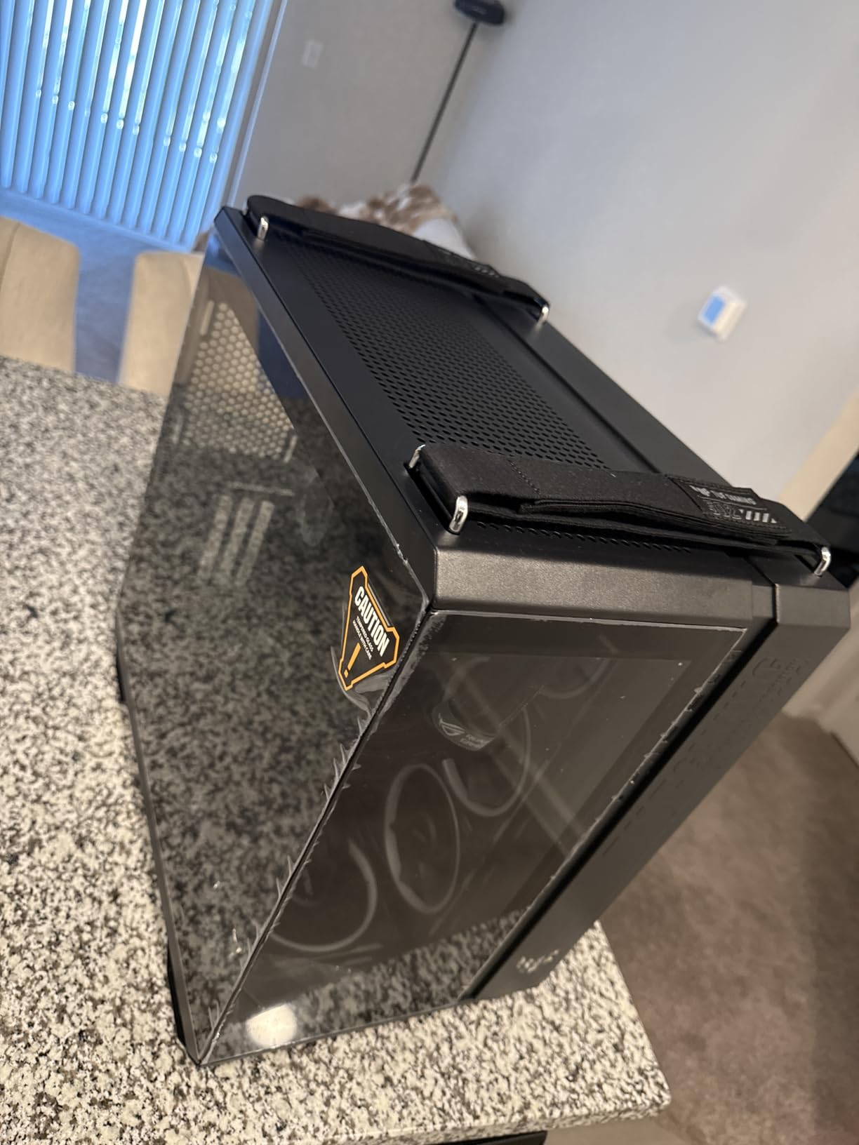 ASUS TUF Gaming GT502 Horizon ATX Mid-Tower PC Case (Boundless Panoramic Design, Dual-Chamber, Independent CPU and GPU Cooling Zones, Tool-Free Side Panels, USB 10 Gbps Type-C® Front Panel) customer photo 1