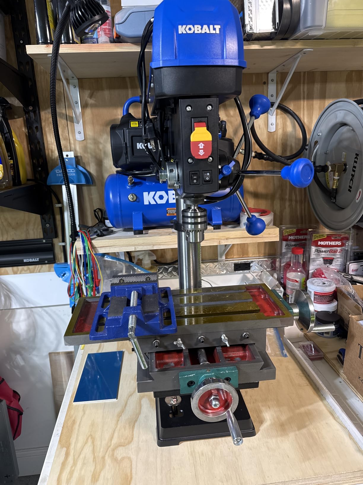 VEVOR Milling Working Table 17.7 X 6.7 Inch, Compound Milling Machine Work Table 2 Axis 4 Ways Move, Multifunction Milling Working Table Heavy-duty Structure, for Milling and Drilling Machine customer photo 1