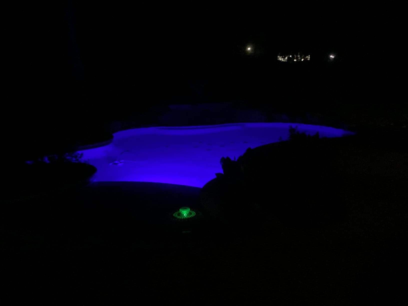 SngBrt 50W Color LED Pool Light Bulb, 120V RGB Color Changing Pool Lights for Inground Swimming Pool, Replacement Bulb for Pentair Hayward Fixtures (QHL-PAR38-B) customer photo 1