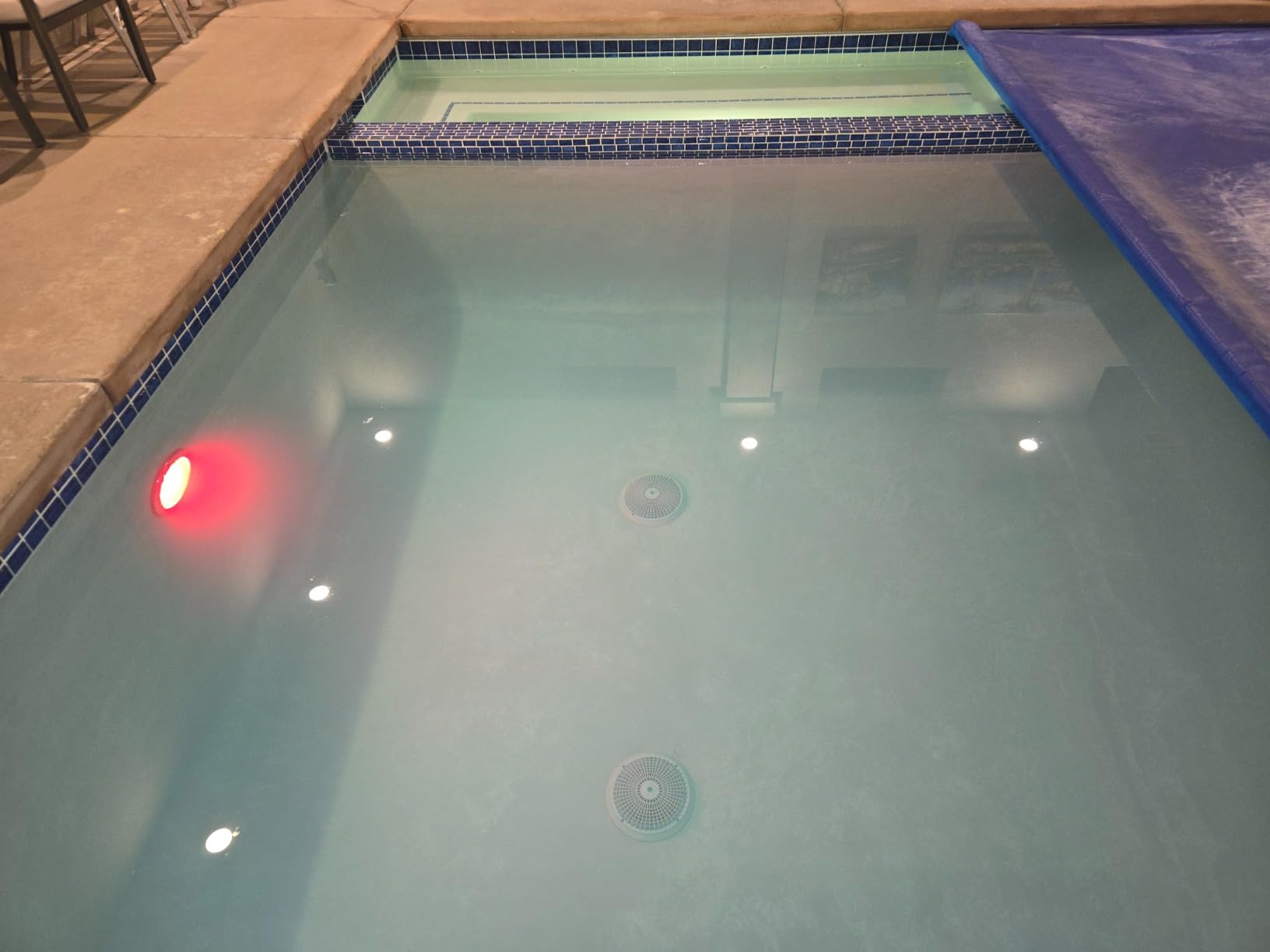SngBrt 50W Color LED Pool Light Bulb, 120V RGB Color Changing Pool Lights for Inground Swimming Pool, Replacement Bulb for Pentair Hayward Fixtures (QHL-PAR38-B) customer photo 2