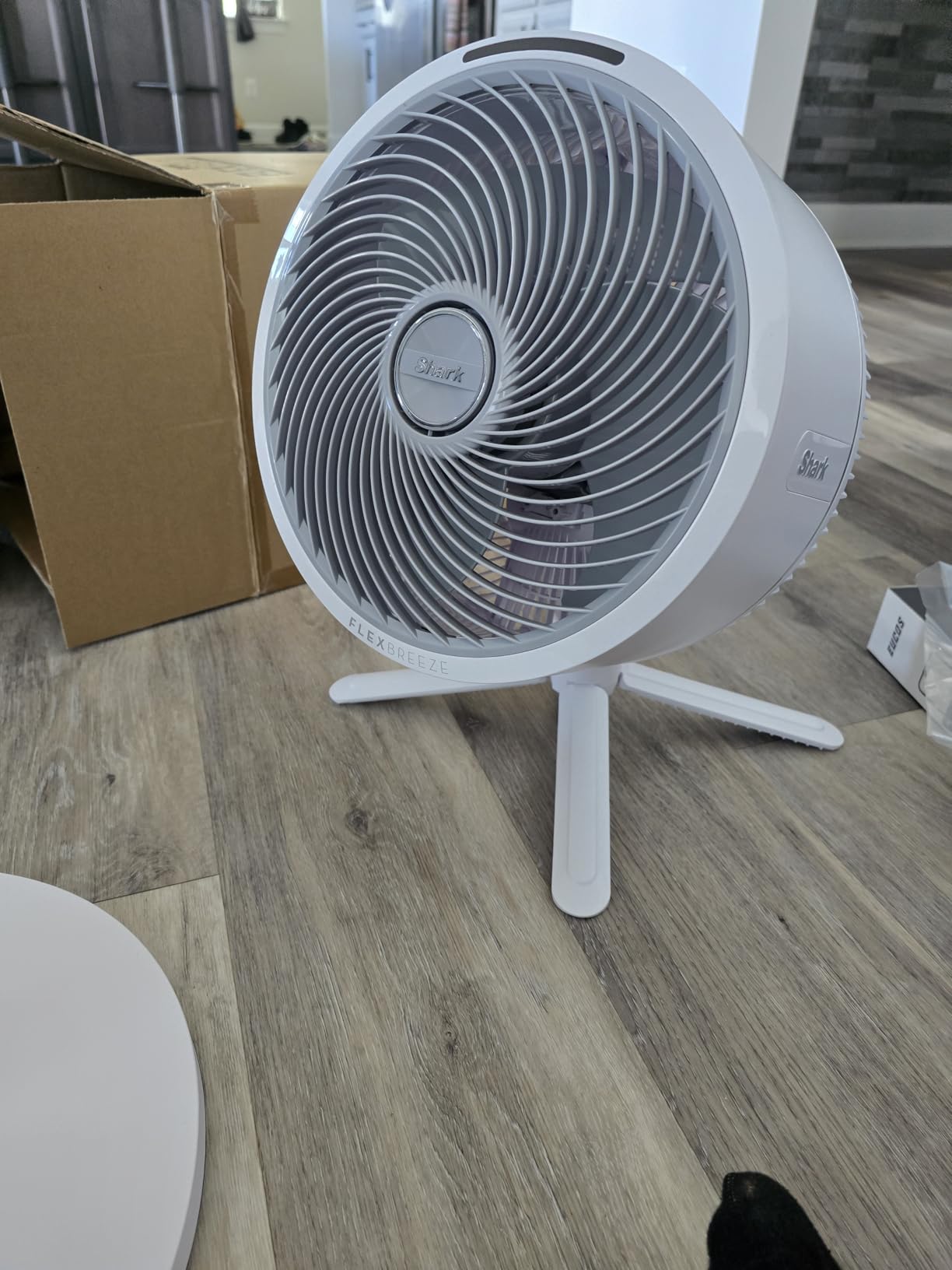 Shark FlexBreeze Pro Mist Fan - Indoor & Outdoor, Integrated Misting, Pedestal to Tabletop, Corded or Cordless, Up to 24-Hr Battery, Oscillating, Charcoal Grey, FA302 (2025 Release) customer photo 1