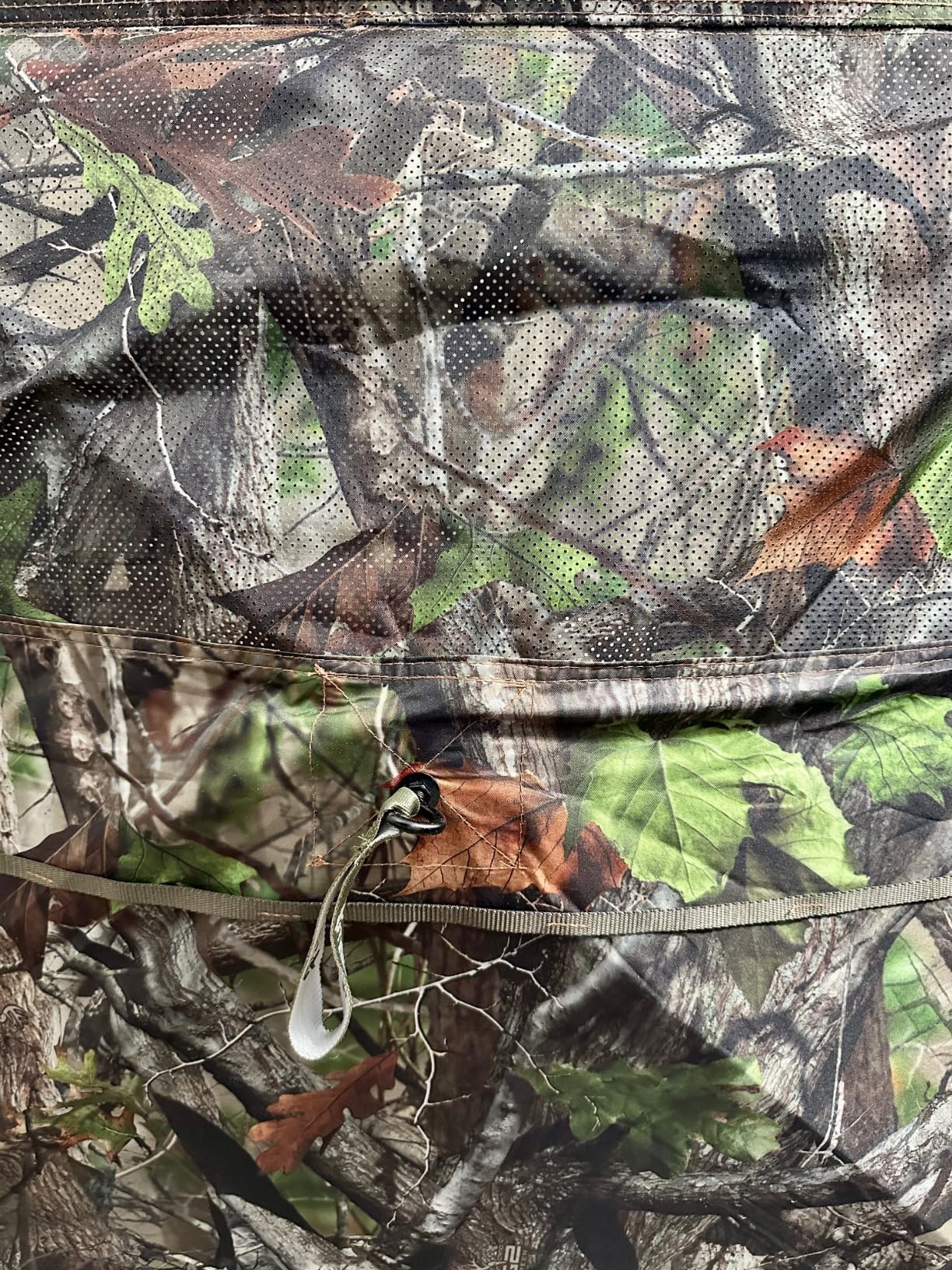 TIDEWE Hunting Blind for Turkey, 3-Panel Blind See Through with Carrying Bag, Silent & Covert Pop Up Ground Blind for 1-2 Person Hunting, Next Camo G2 Green customer photo 2