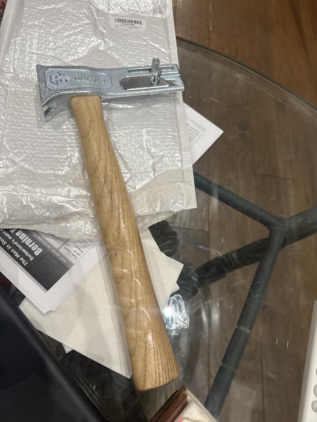 Magnetic Roofing Hammer, Multifunctional Magnet Roofing Hatchet - Quick Installation Tool for Roofing Nails and Felt Hats customer photo 2