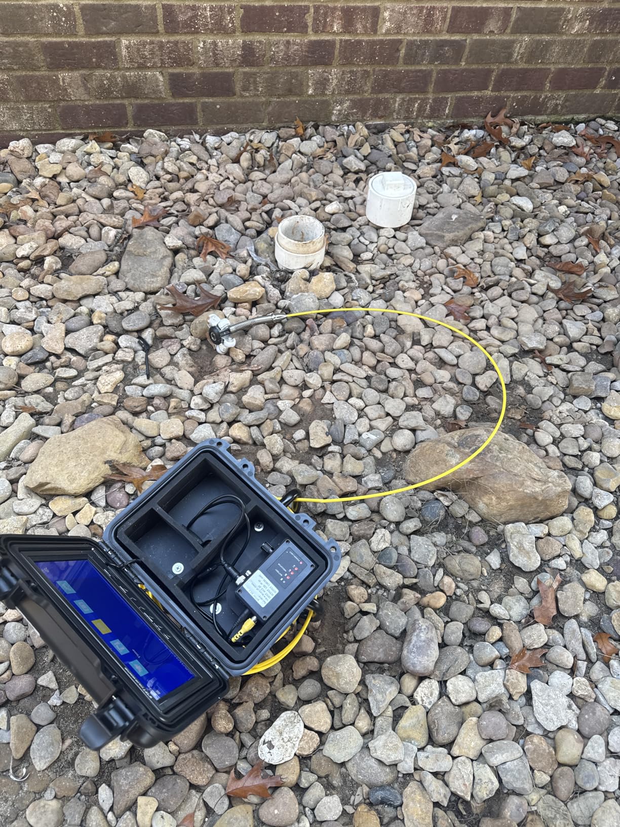 Sewer Camera, 98 ft/30m, Self-Leveling Drain Inspection Camera with 9