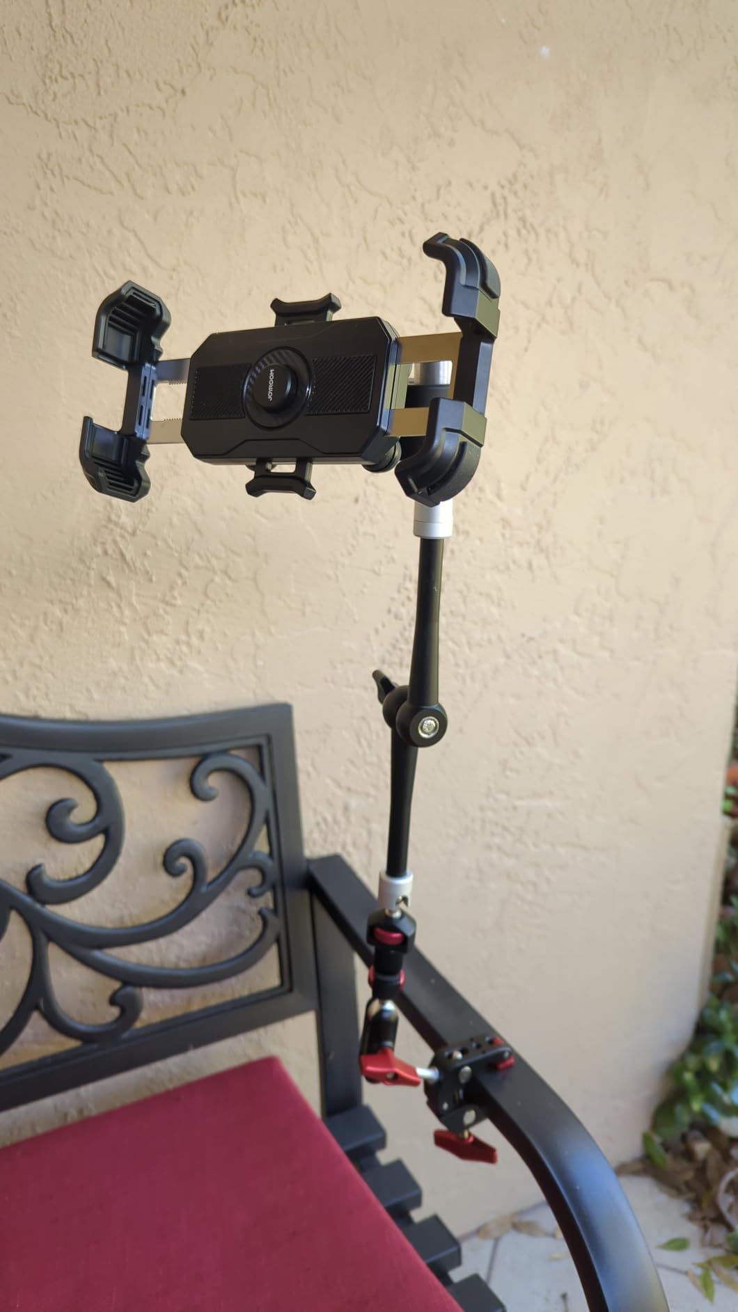 JOYROOM Motorcycle Phone Mount Holder - [Dual Vibration Dampener] 150mph Anti-Shock Phone Holder for Motorcycle [Upgrade Handlebar Clamp] - Bicycle Bike Phone Holder Mount for 4.7-7