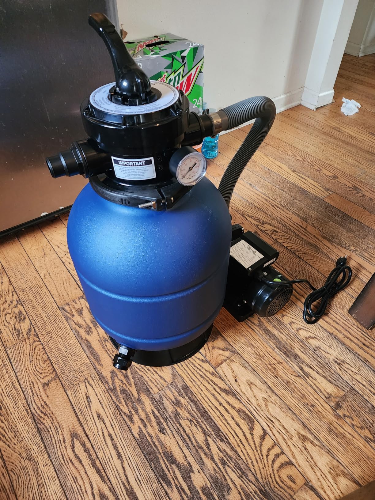 XtremepowerUS Above Ground Pool Salt Water System, Saltwater Chlorinator Built-in Timer for Above Ground Swimming Pool up to 15,000 Gallons with E.C.O. Salt Cell Genertaor customer photo 2
