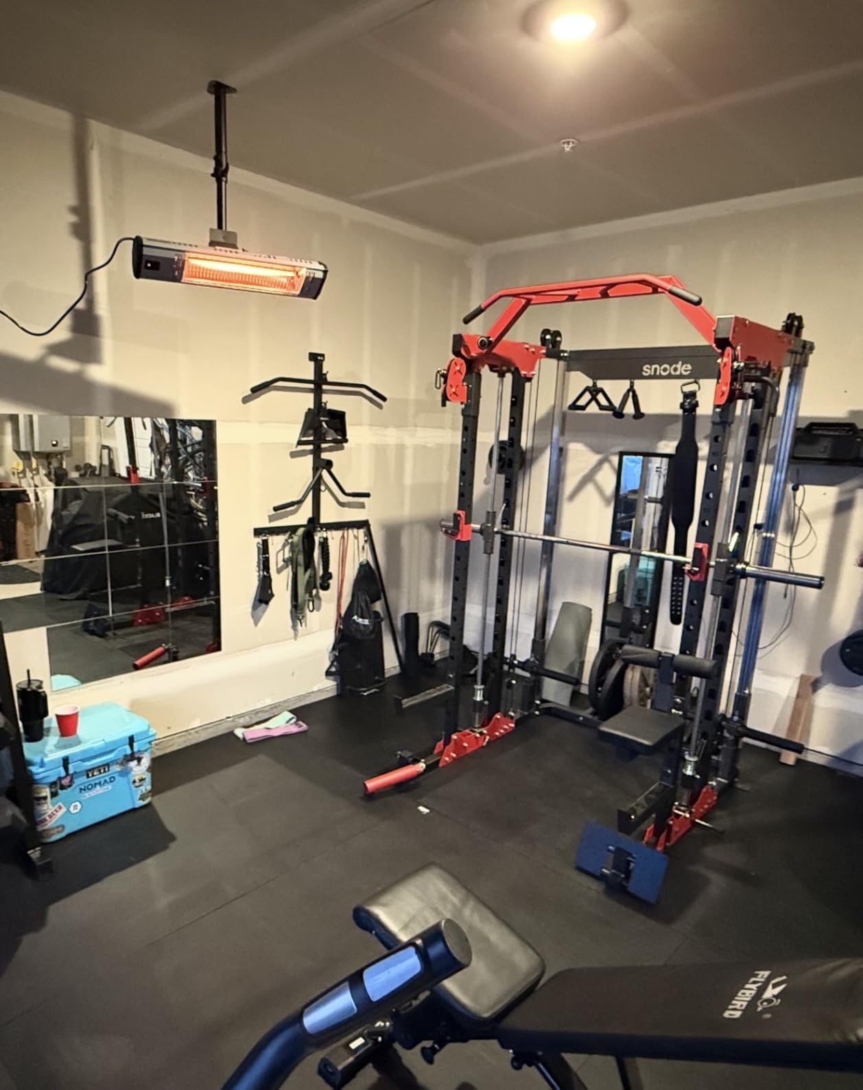 ALL10 Smith Machine for Home Gym, Power Rack with Cable Crossover, Squat Rack with Leg Press and Advanced LAT Pull-Down, 2000LB Weight Capacity customer photo 2