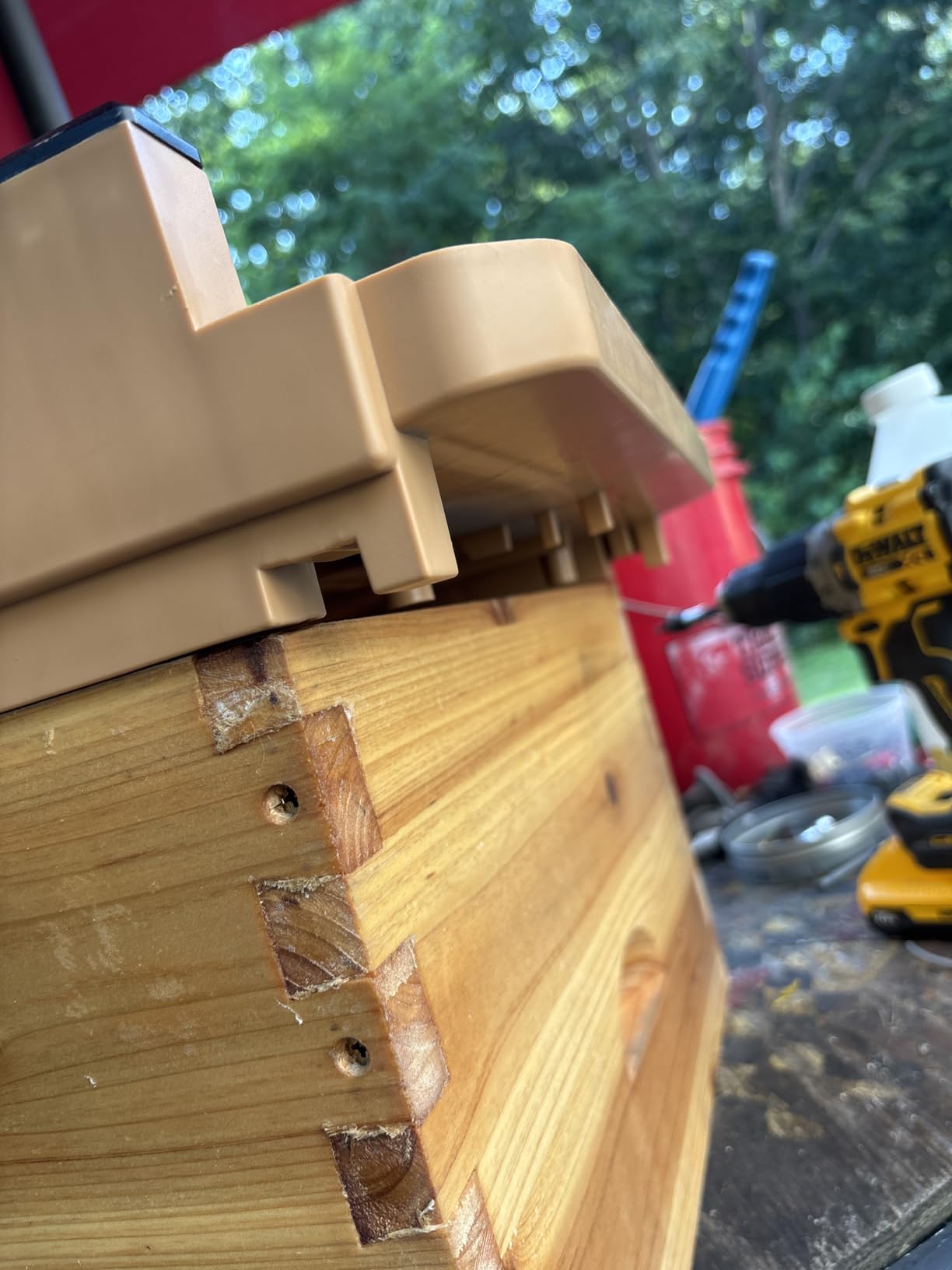 Premium Screened Bottom Board 10 Frames Langstroth Beehive Screen Bottom Board for Wooden Hives customer photo 2