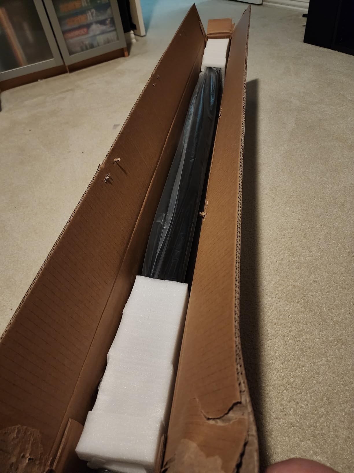 Fixed Frame High Gain Projector Screen by SilverMagic - 2.6X Gain and 30% ALR - Indoor Wall-Mounted White Screen for Home Theater/Living Room/Patio/Office/Classroom - 100 inch 16:9 customer photo 2