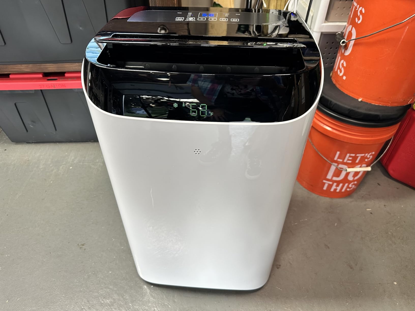 16,000 BTU Inverter Portable Air Conditioner with Remote, Free Stand Cooling Portable AC Unit for Room up to 800 sq.ft, with Dehumidifier & Fan, Dual Hose, Windows Kit, Quiet Sleep Mode (45dB) customer photo 2