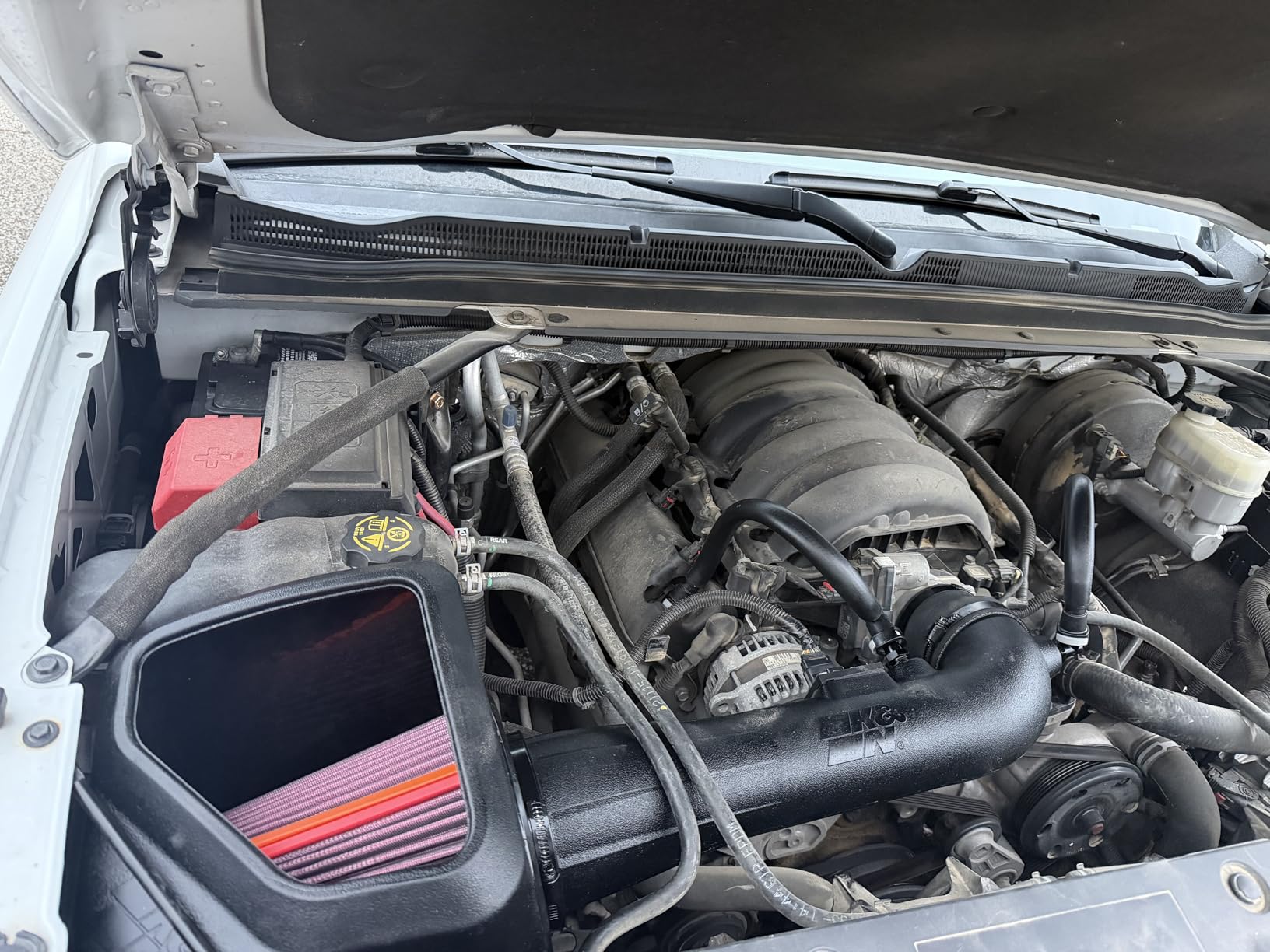 K&N NextGen Cold Air Intake System: High-Flow Cotton Filter: Compatible with 2014-2020 CADILLAC/CHEVRLOET/GMC Escalade; Silverado 1500; Suburban; Tahoe; Sierra 1500; Yukon; Yukon XL; 50-3082 customer photo 1