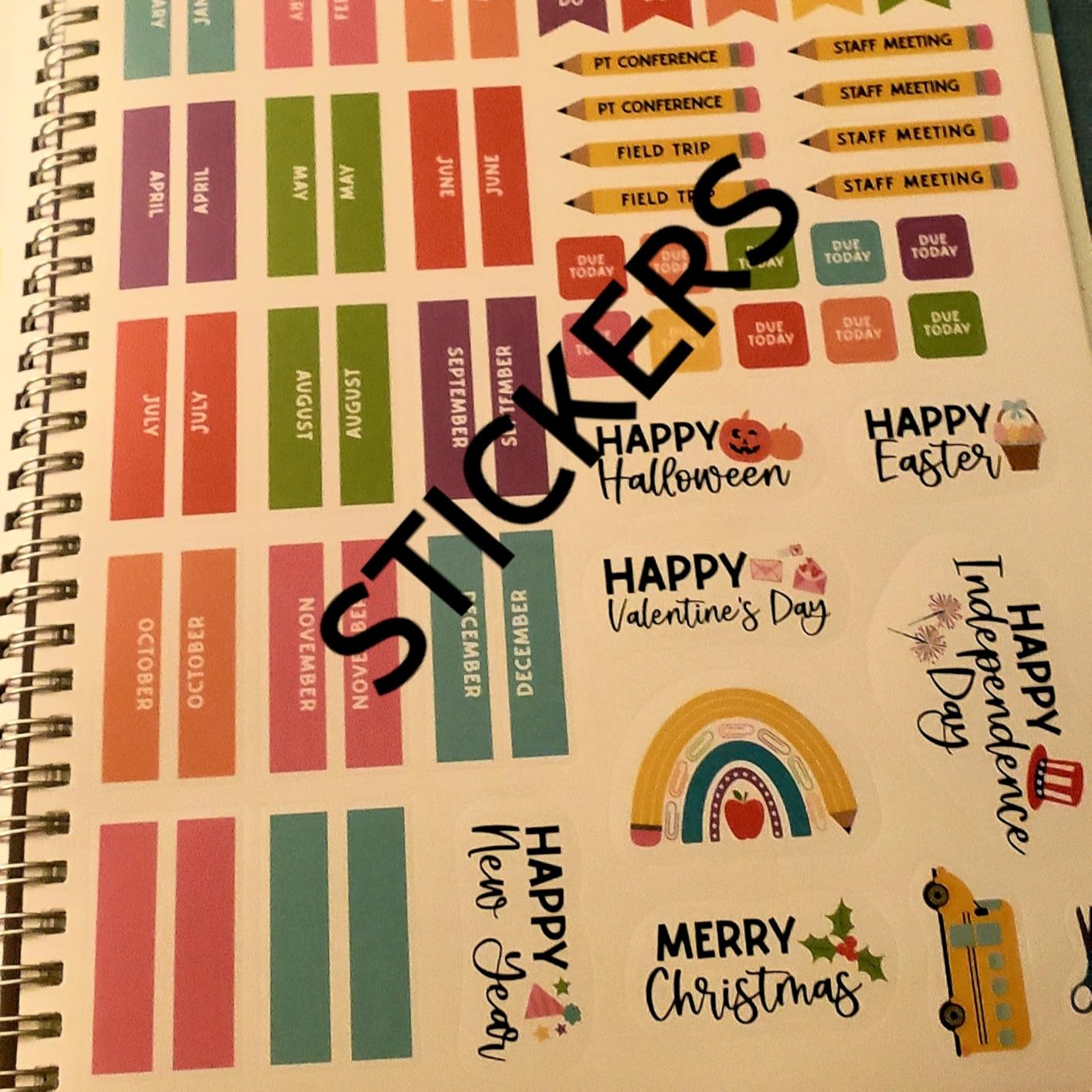 Hadley Designs Teacher Planner 2026-2027 - Undated Teacher Planners, Homeschool Lesson Planner Book for Teachers Must Haves, Lesson Plan Book For Teachers Classroom Supplies & Appreciation Gifts customer photo 2
