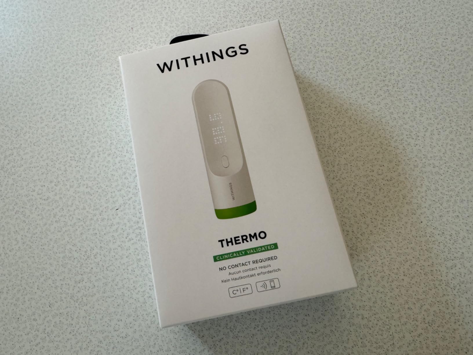 Withings BeamO - Contactless Smart Digital Thermometer, MultiScan Device, ECG Monitor, Digital Stethoscope - Family Care customer photo 2