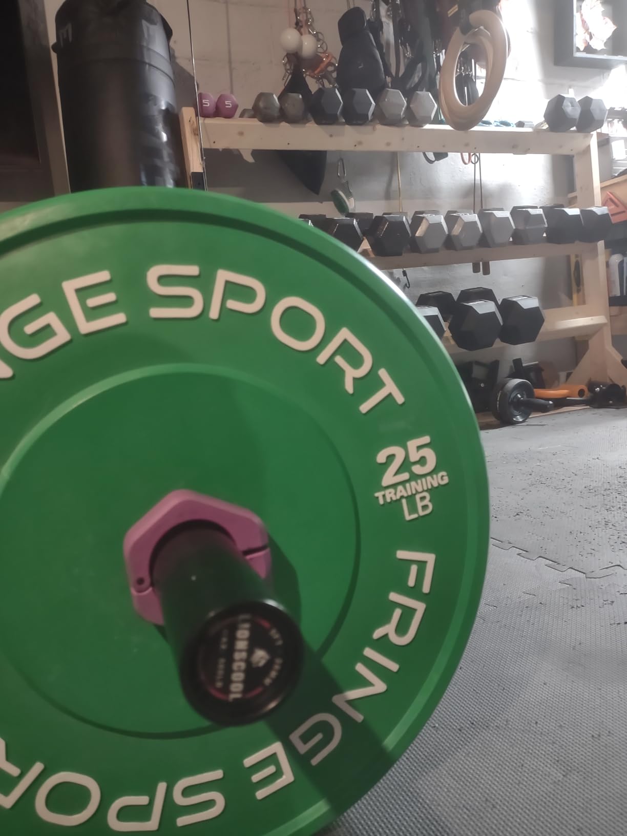 LIONSCOOL Premium Barbell for Strength Training - Best with Bar Included customer photo 1