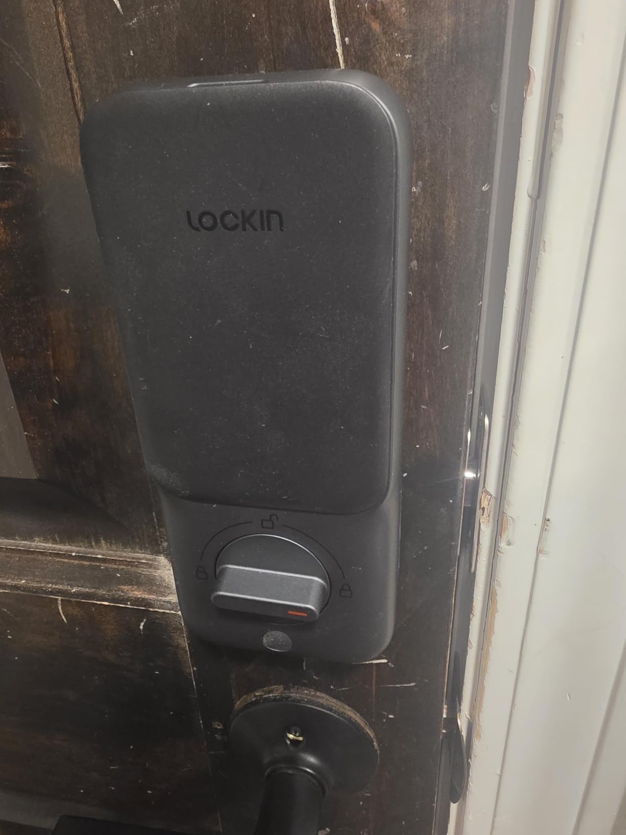 Lockin Veno Plus Smart Lock with 2K 180-degree Security Camera & Video Doorbell, AI Local Storage, Palm Vein/Fingerprint Keyless Entry Door Lock, Smart Locks for Front Door Built in Wi-Fi, App Control customer photo 1