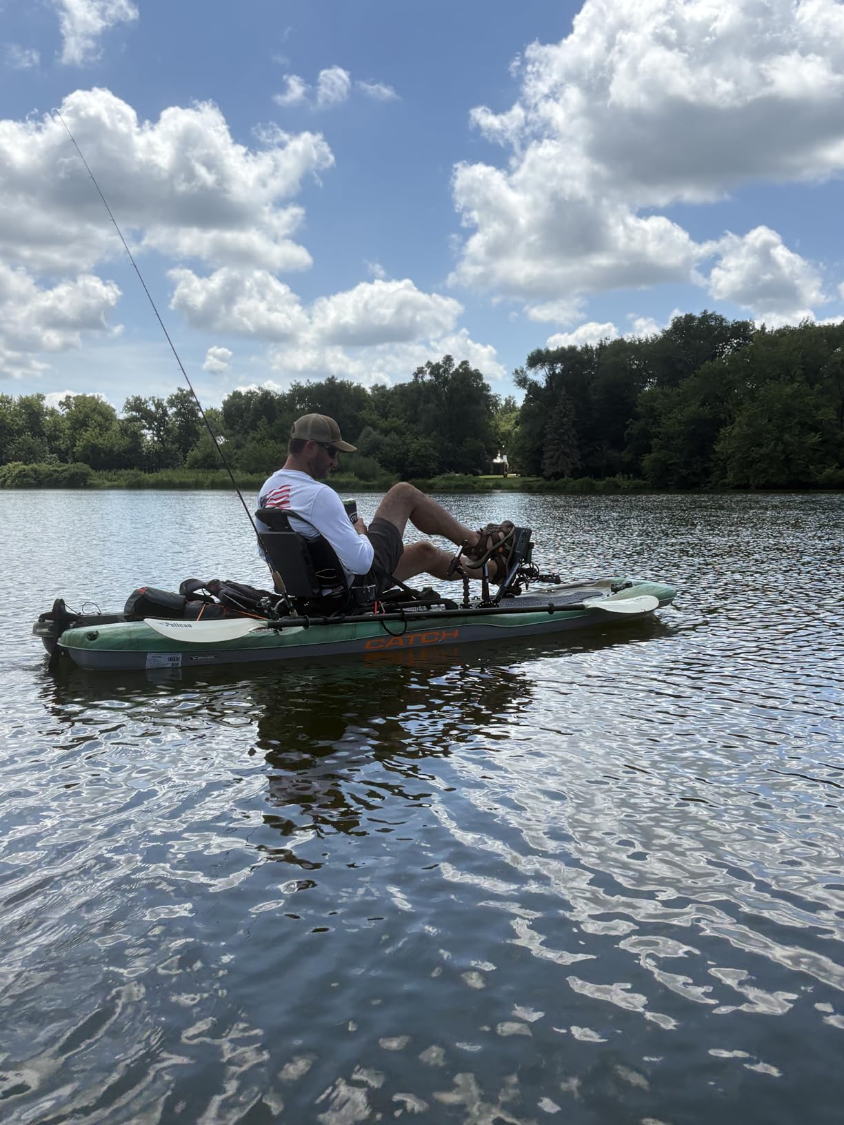 Pelican Catch Kicker 110 HDII - Sit on top Fishing Angler Pedal Kayak customer photo 1
