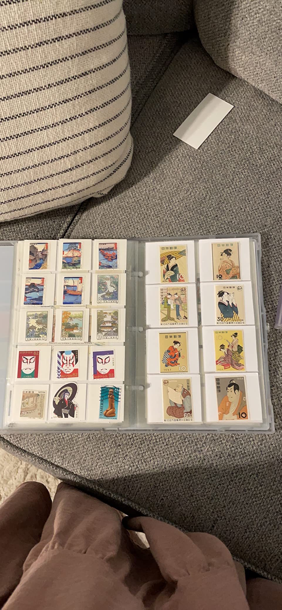 UniKeep Stamp Collection Organizer/Case - Holds 150 Stamps - Compact Size - Additional Pages Can Be Added (1.25 Inch Spine) customer photo 2