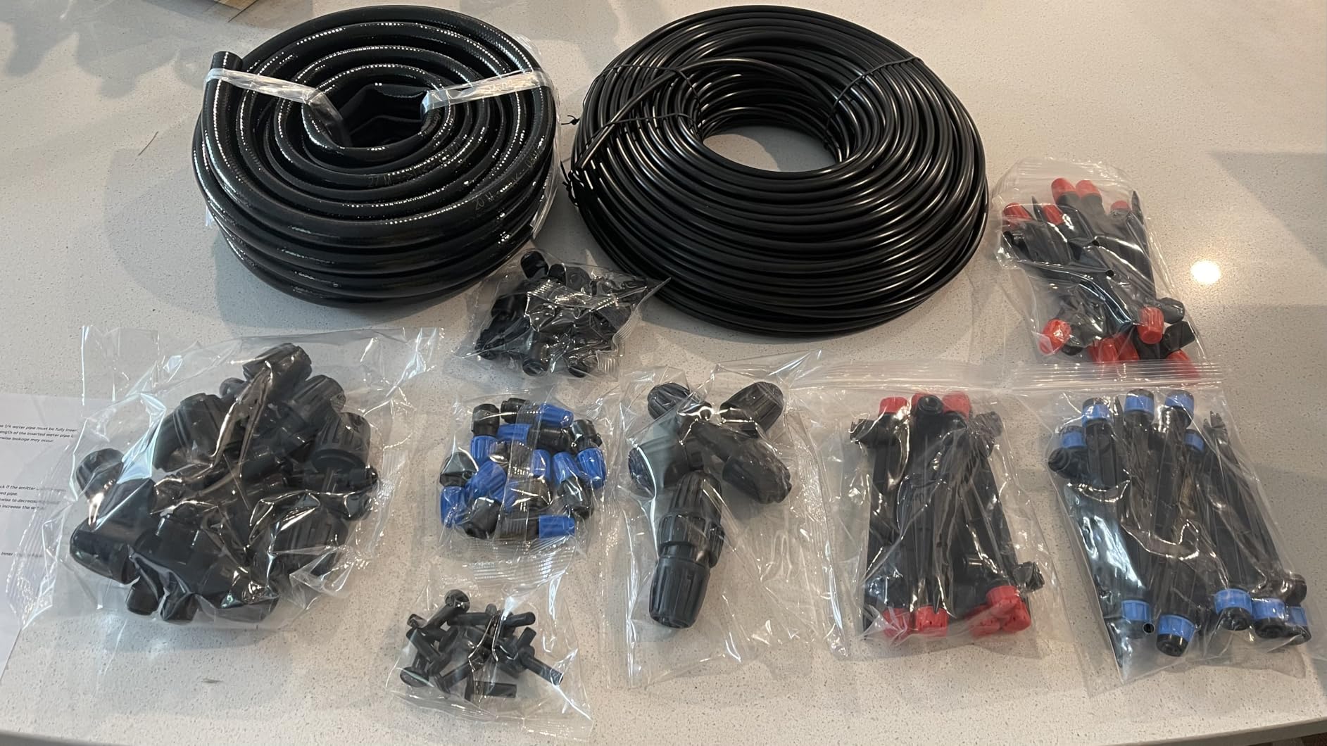 230FT Drip Irrigation System for Garden with 40 Nozzles & Emitters, Garden Watering System customer photo 1