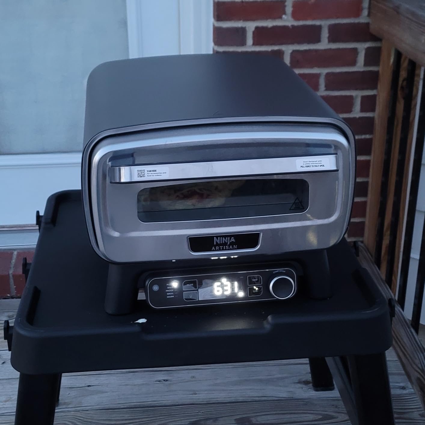 Ninja Outdoor Side Table and Grill Stand, Adjustable Height, Weather Resistant, Compatible with Ninja Woodfire Collection OG700, OG800, OG900, & OO100 Series, XSKUNSTANDTBL customer photo 1