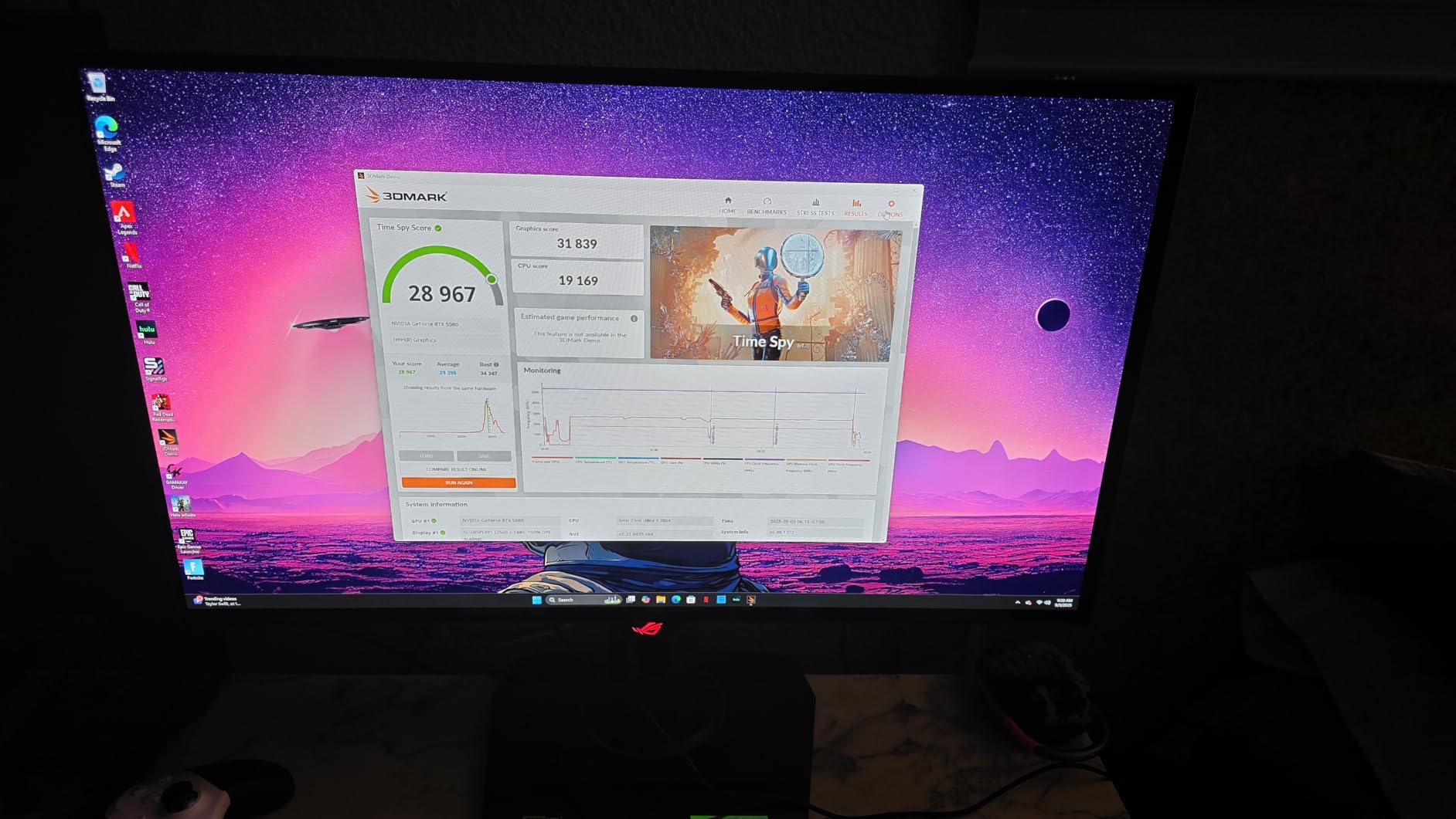 Skytech Legacy 4 Gaming PC, Intel Ultra 9 285K 5.5GHz, NVIDIA RTX 5080 16GB VRAM, Z890 Board, 2TB Gen4 NVMe SSD, 64GB DDR5 RAM 6000, 1000W Gold ATX 3 PSU, 420 ARGB AIO, WI-FI 7, Windows 11 customer photo 2