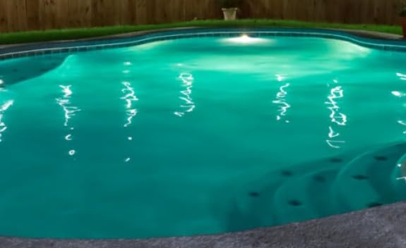 LyLmLe Pool Light for Inground Pools, 35W 10 Inch RGBW Multicolor Inground Pool Light, 12V Universal Underwater Lights for 10