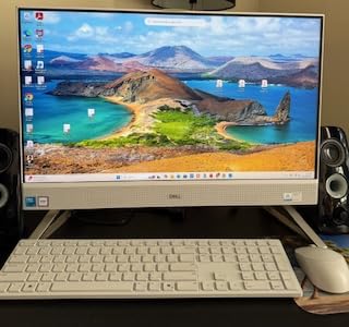 Dell 24 All-in-One Desktop ec24250-23.8-inch FHD Touch Display, Intel Core 5 Processor 120U, Intel Graphics, 16GB DDR5 RAM, 512GB SSD, Windows 11 Home, Onsite Service+6 Months Retail Migrate - White customer photo 1