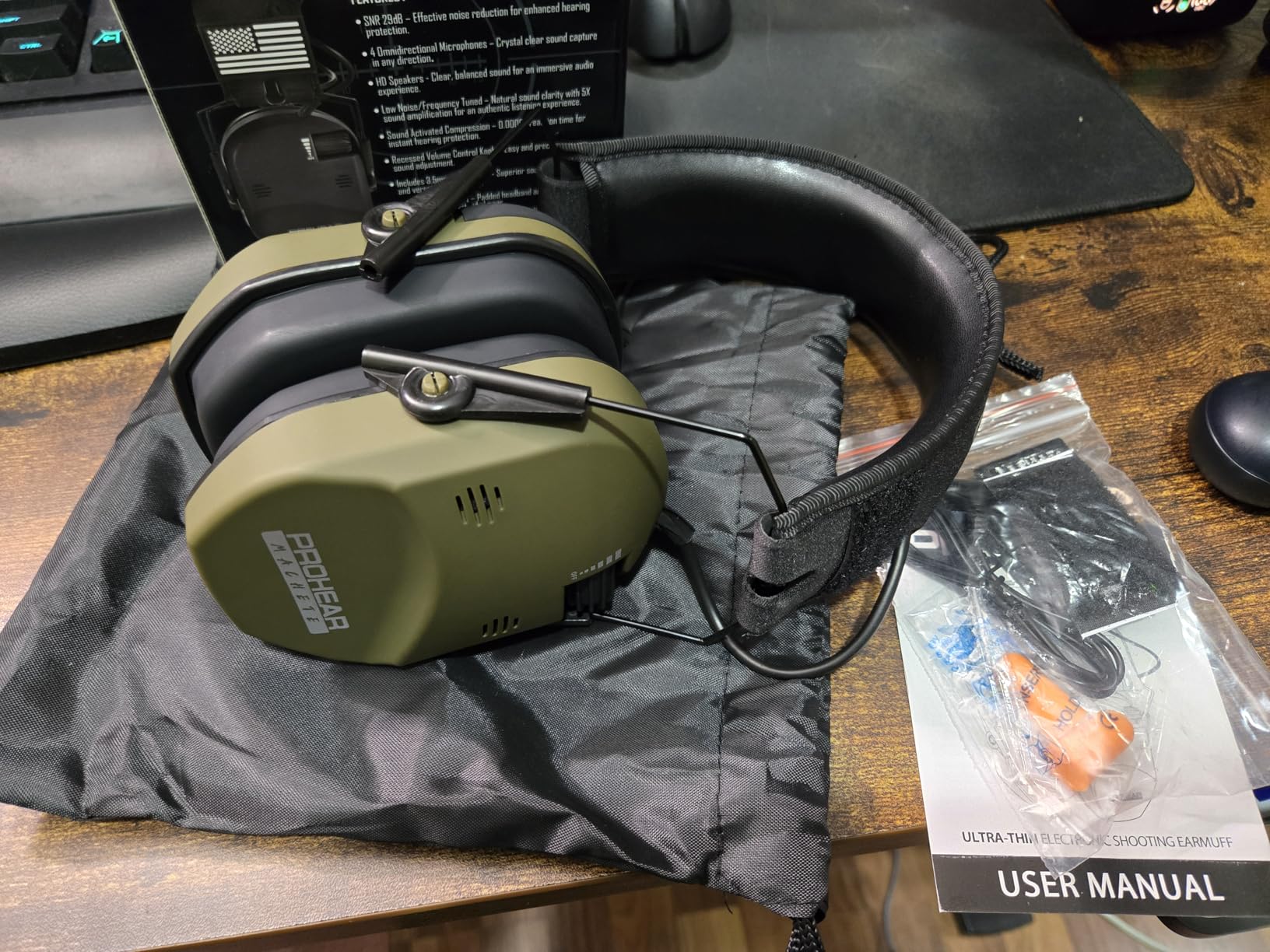 PROHEAR 022 Electronic Ear Protection for Shooting & Hunting customer photo 1