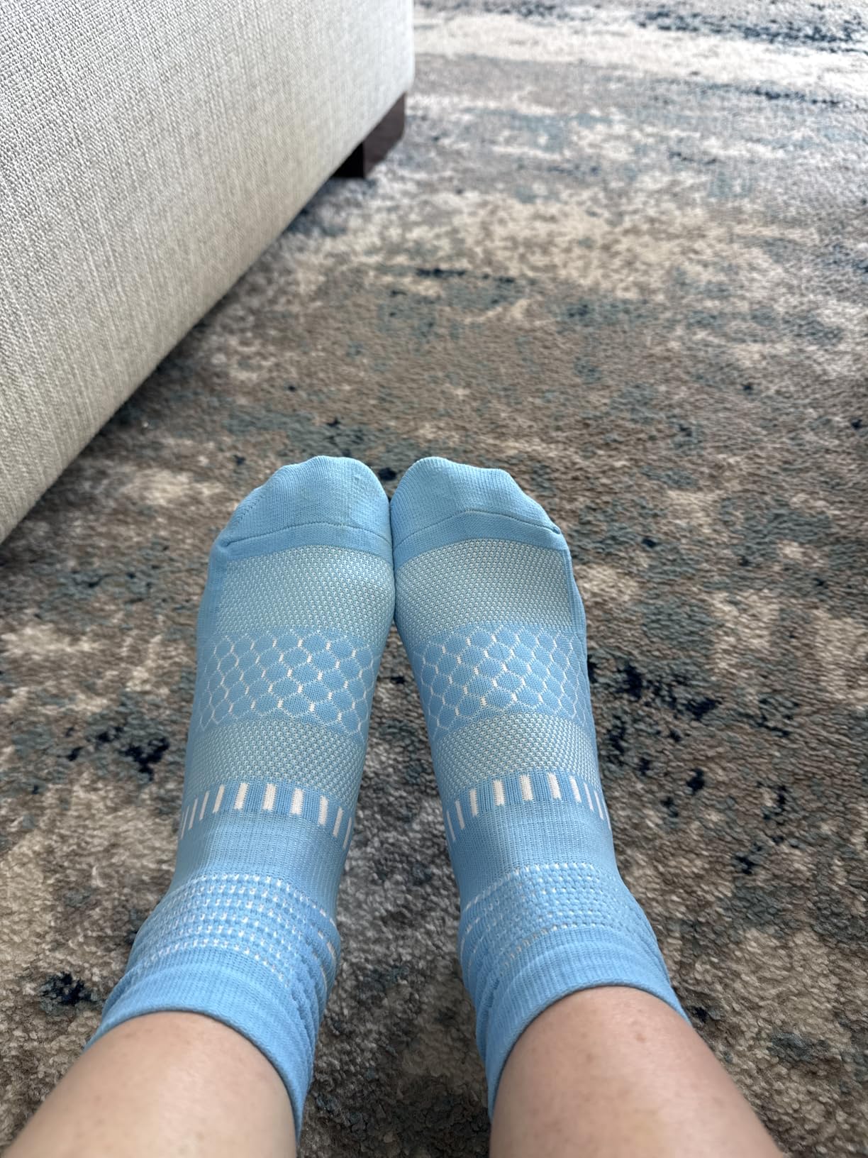 IRAMY Ankle Compression Socks for Women Men Plantar Fasciitis Relief 3/5 Pairs Cushioned Athletic Running Socks customer photo 2