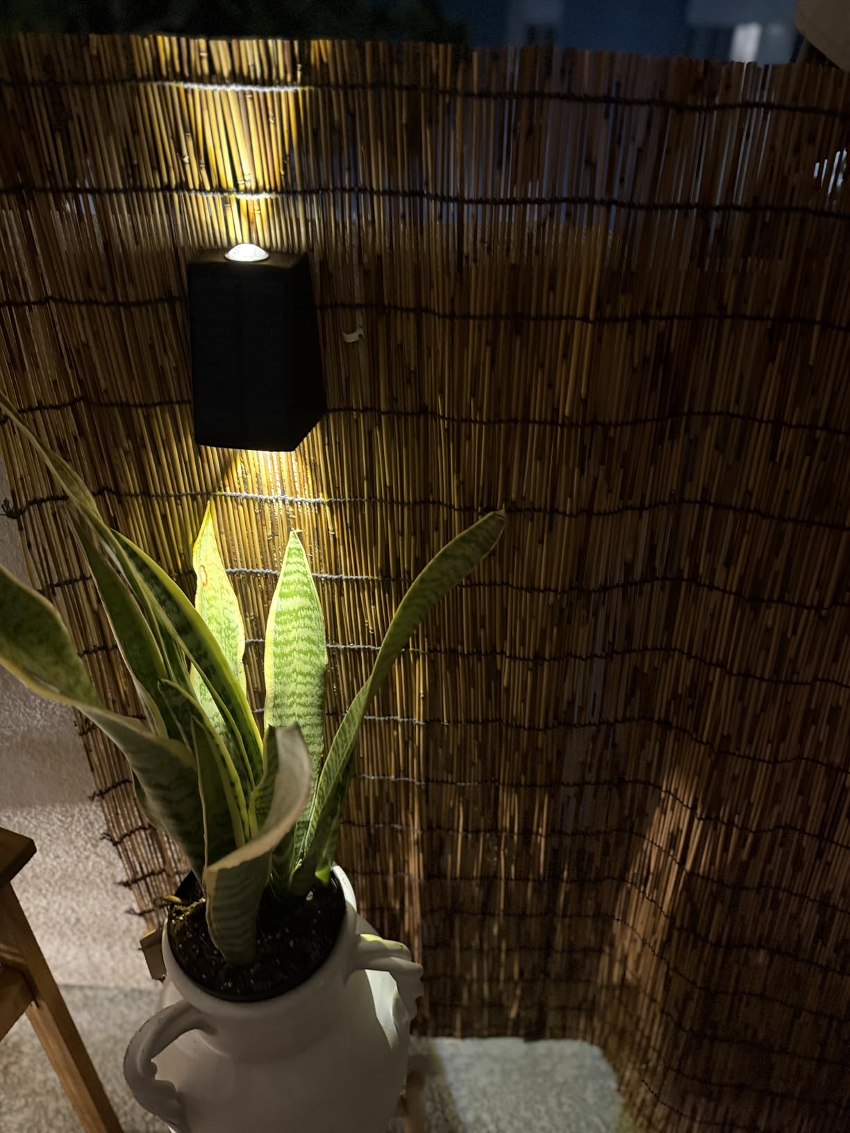 Bamboo Fence, Reed Fencing 4Feet High Bamboo Privacy Screen Outdoor for Patio, Reed Screen for Privacy Garden Backyard Balcony Natural Reed Fencing, 4x16FT customer photo 1