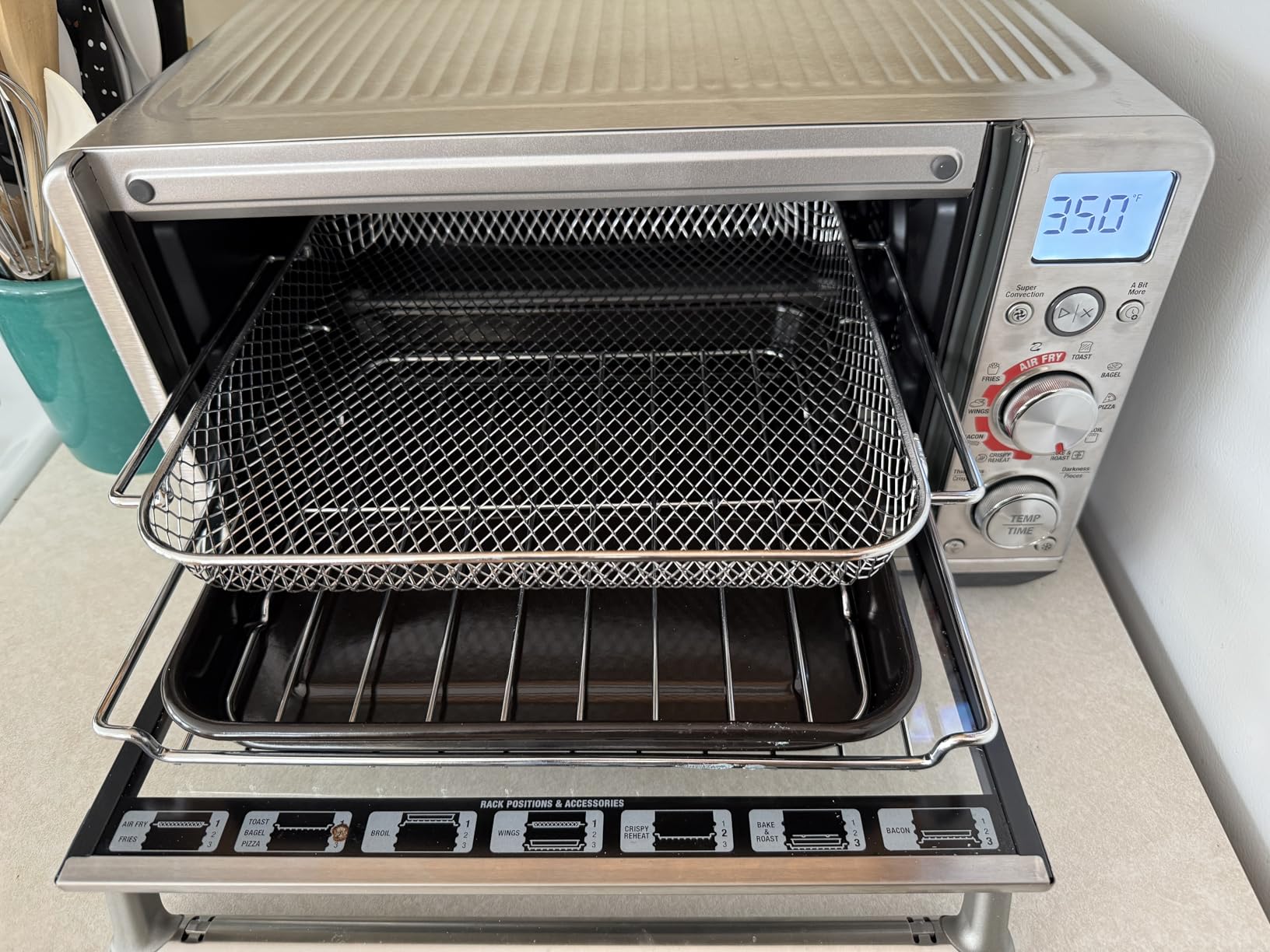 Smart Oven Air Fryer Compact, Brushed Stainless Steel customer photo 2