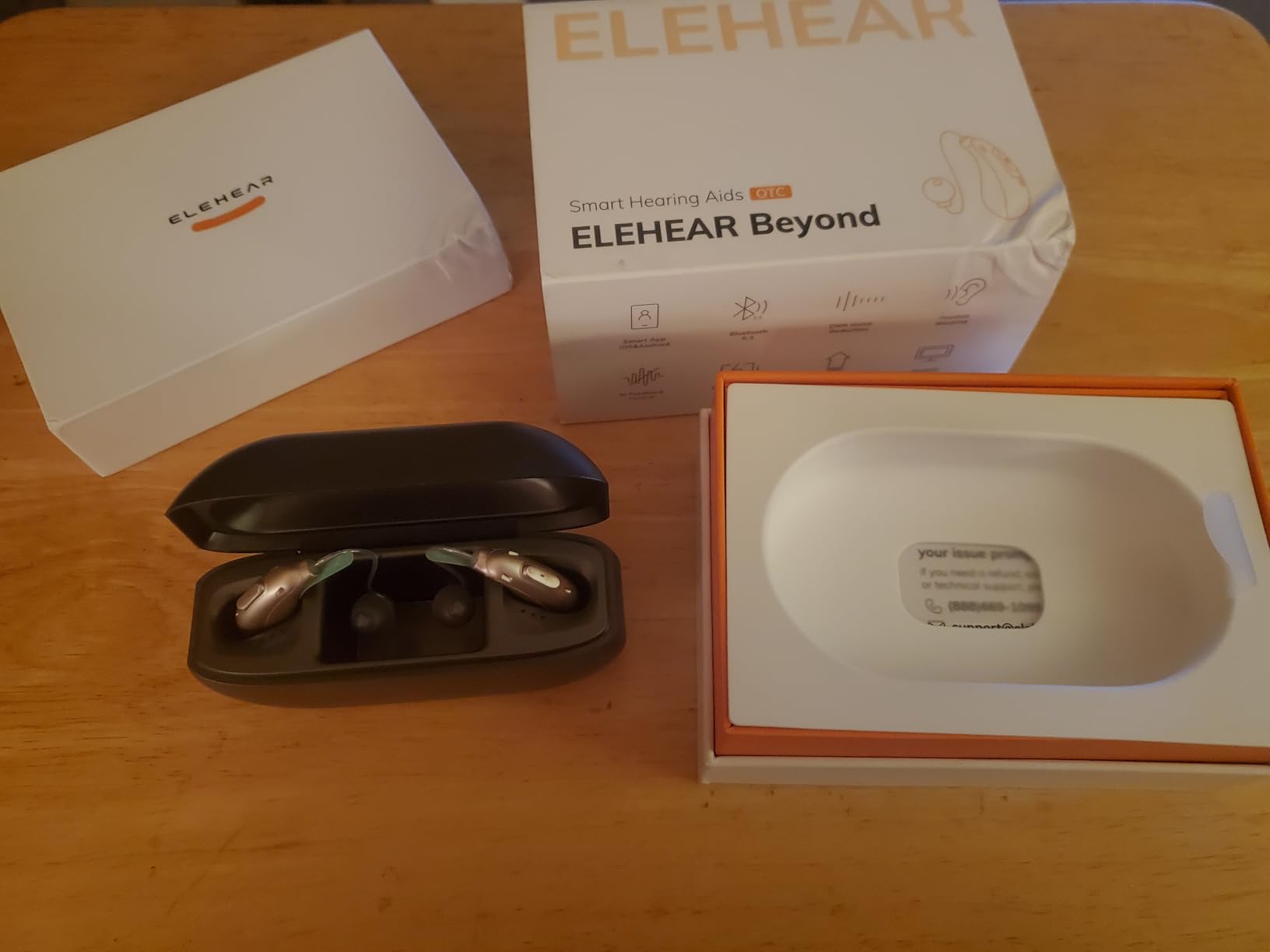 ELEHEAR-Beyond Hearing Aids, OTC Rechargeable Bluetooth Hearing aids for Seniors and Adults with AI Noise Cancellation and Tinnitus Masking, Superior Sound Quality, Bluetooth 5.3 and App Control customer photo 2