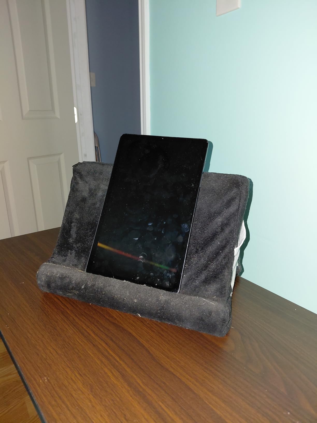Adjustable Overbed Table on Wheels - H-Base Rolling Bedside Table customer photo 2