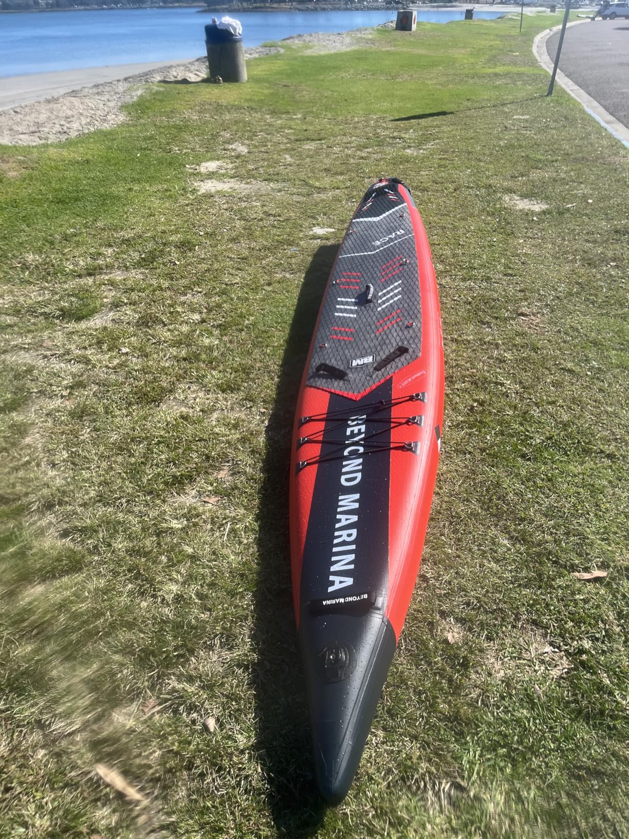 BEYOND MARINA SUP Stand Up Inflatable Paddle Board Racing Board | 12'6/14' Race | with Action Camera Mount | Complete with All Accessories customer photo 2